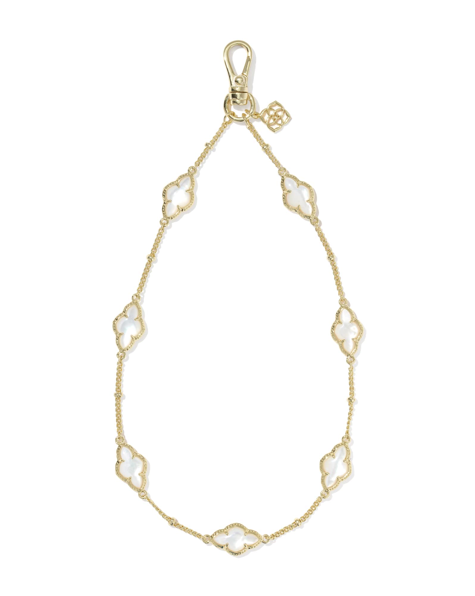 Abbie Ivory Phone Charm Wristlet