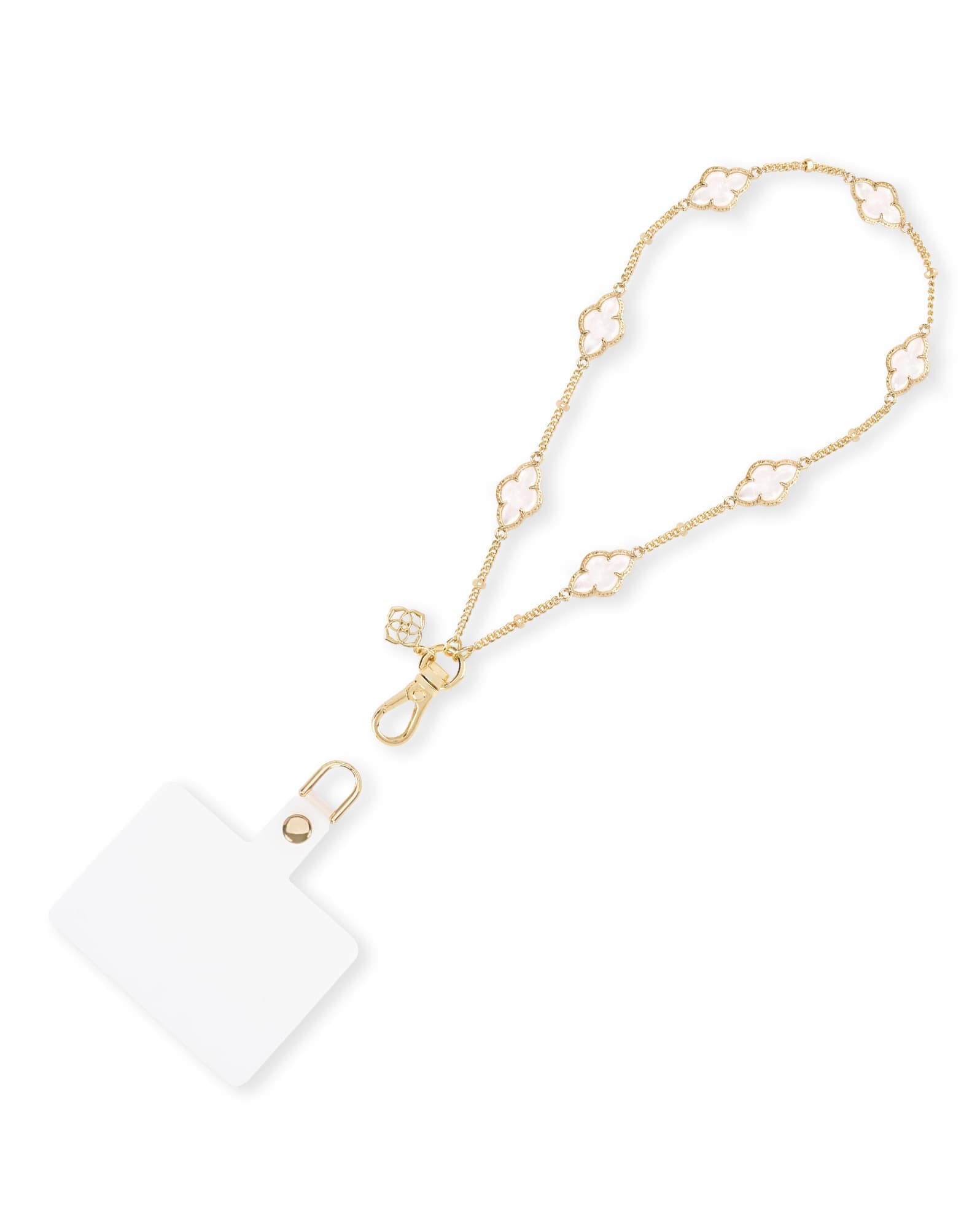 Abbie Ivory Phone Charm Wristlet