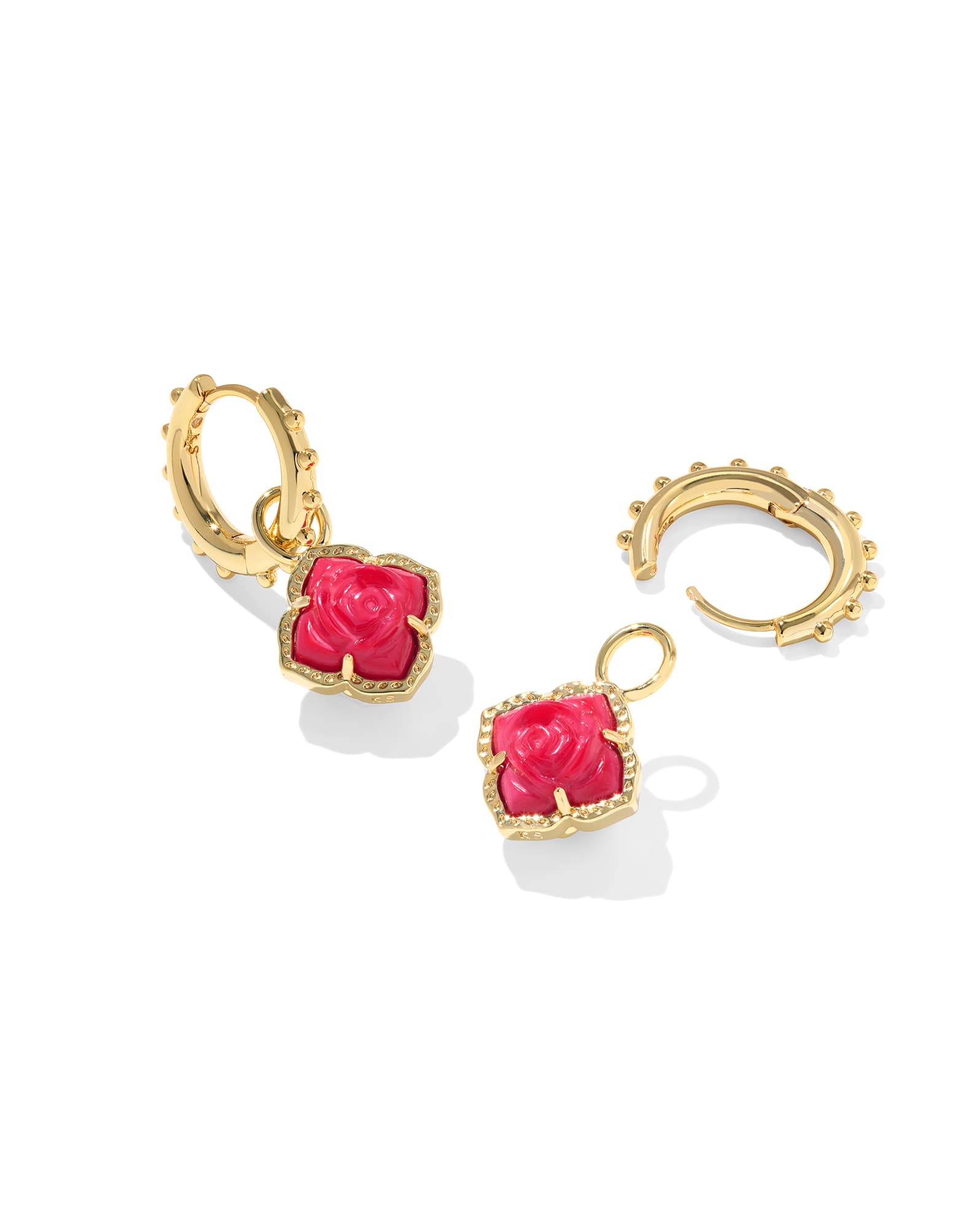 Mallory Rose Gold Huggie Earrings