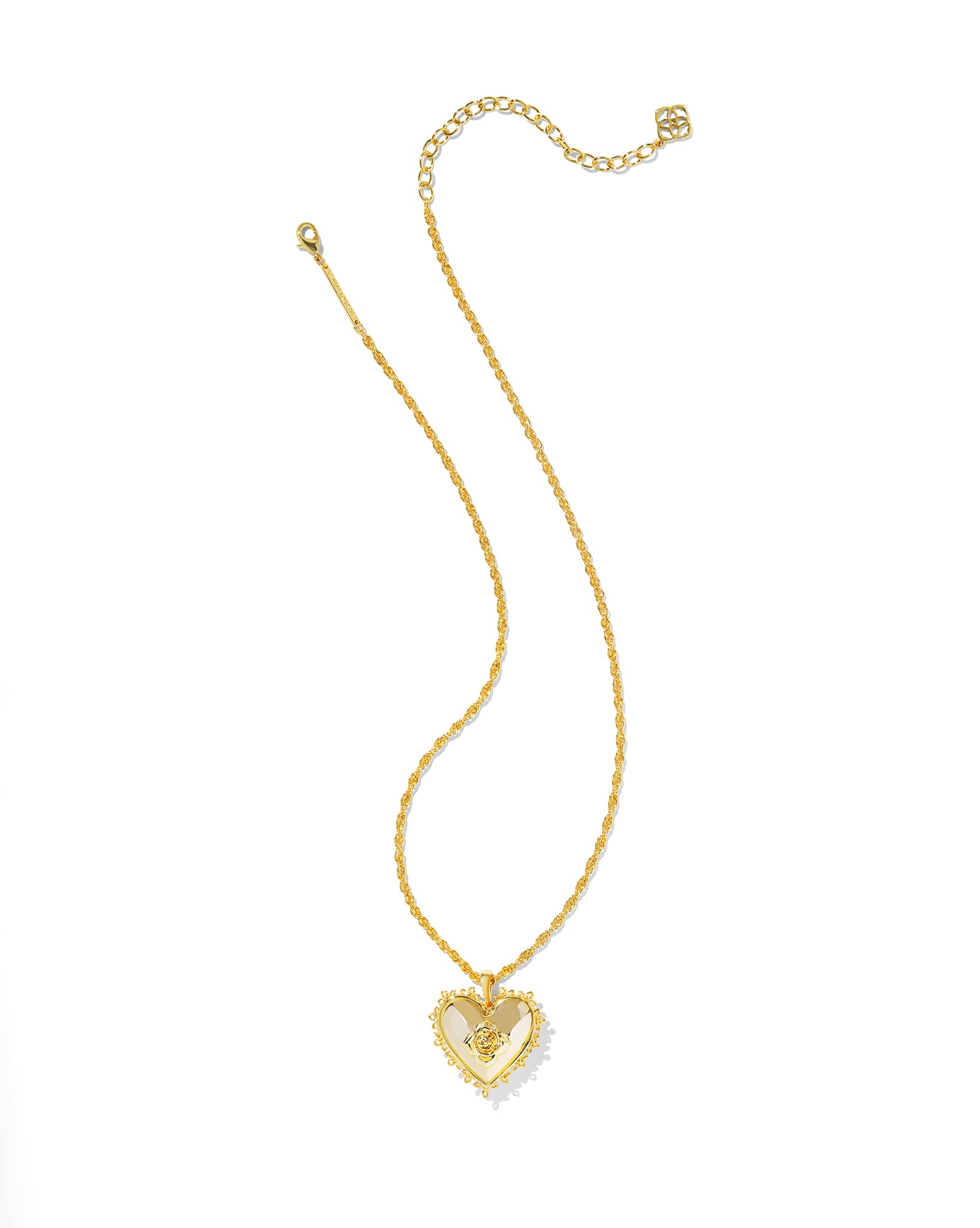 Mallory Rose Gold Locket Short Pendant Necklace