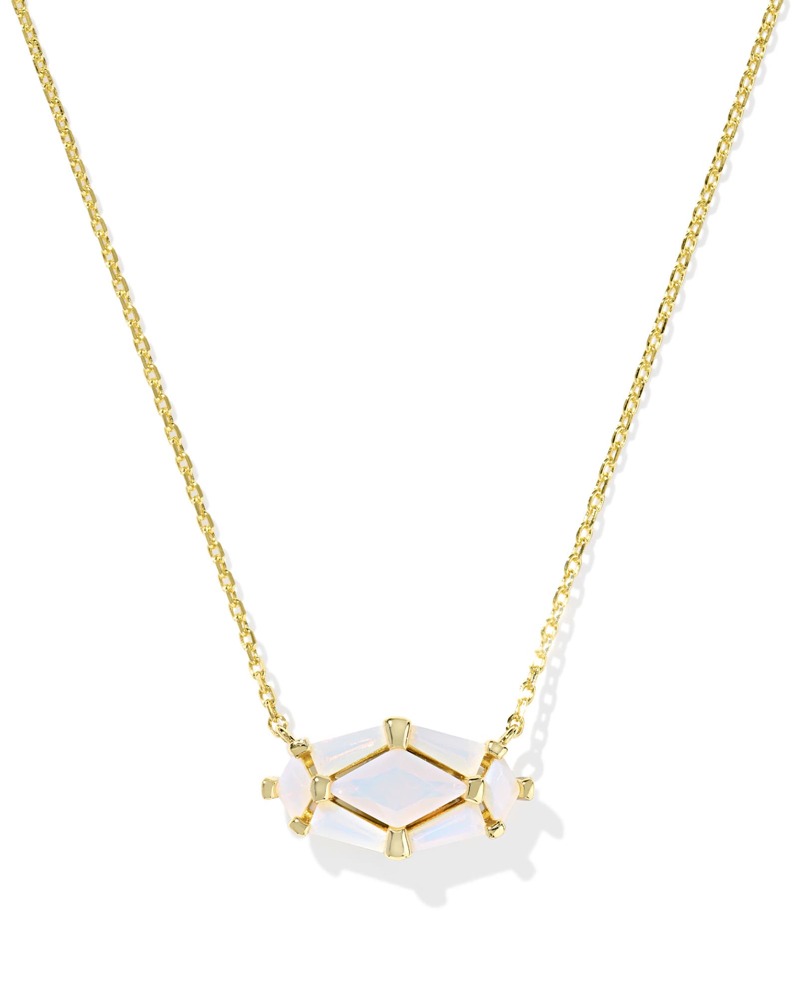 Lindy Rae Elisa Gold Short Pendant Necklace
