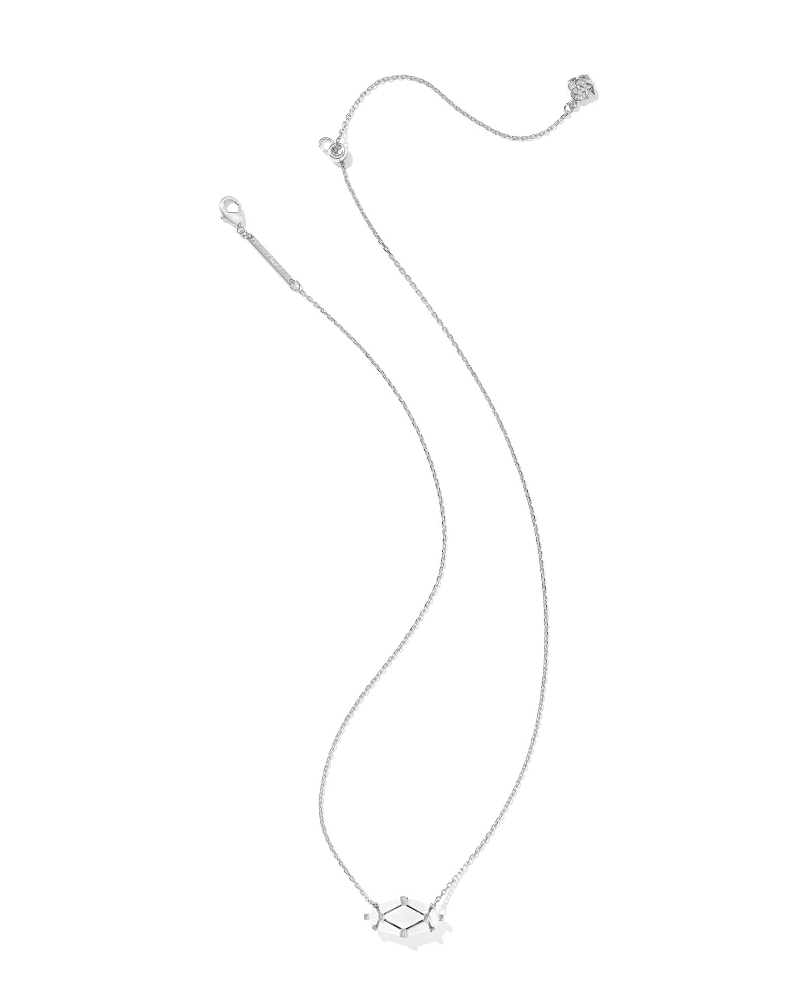 Lindy Rae Elisa Silver Short Pendant Necklace