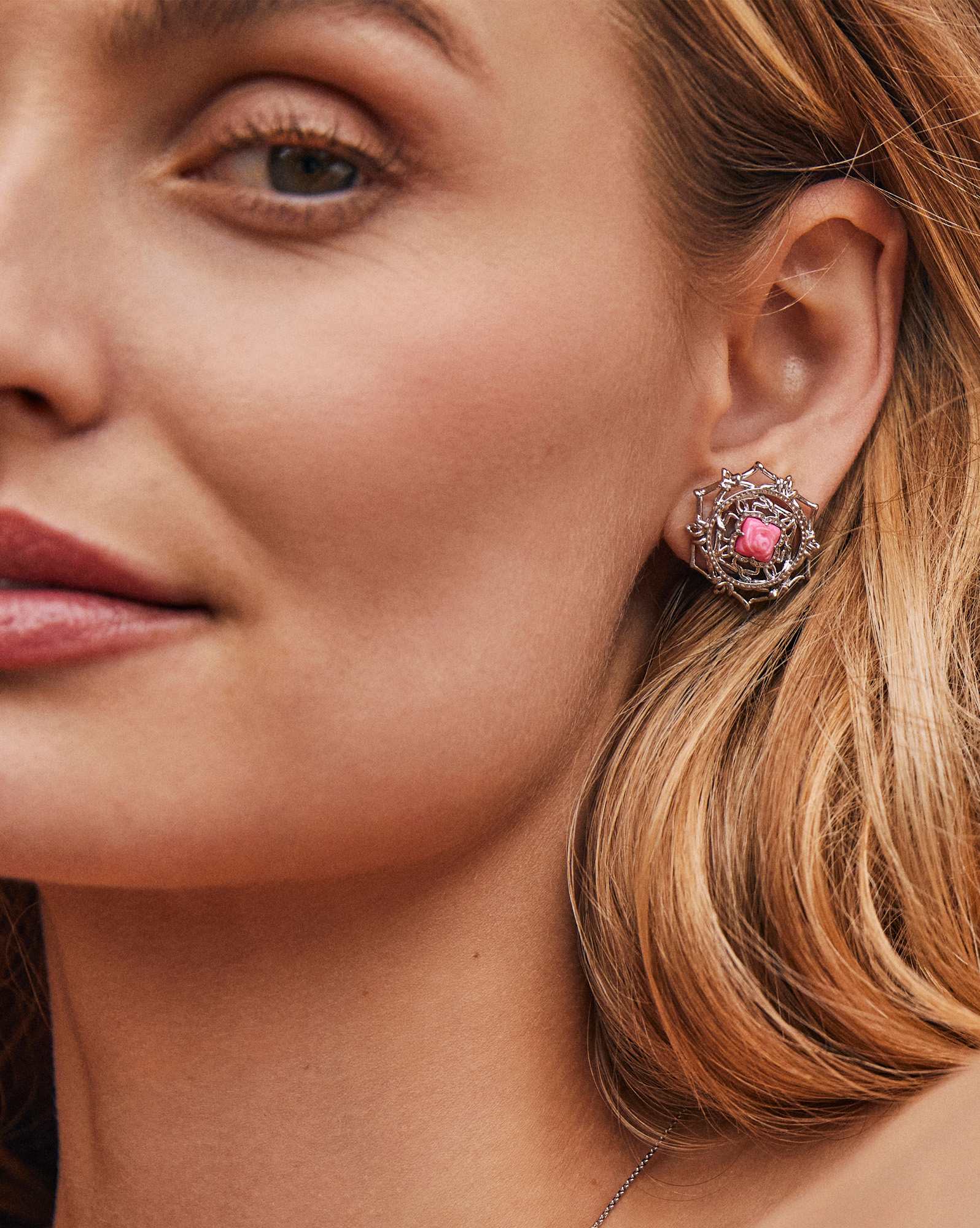 Mallory Rose Silver Convertible Statement Earrings