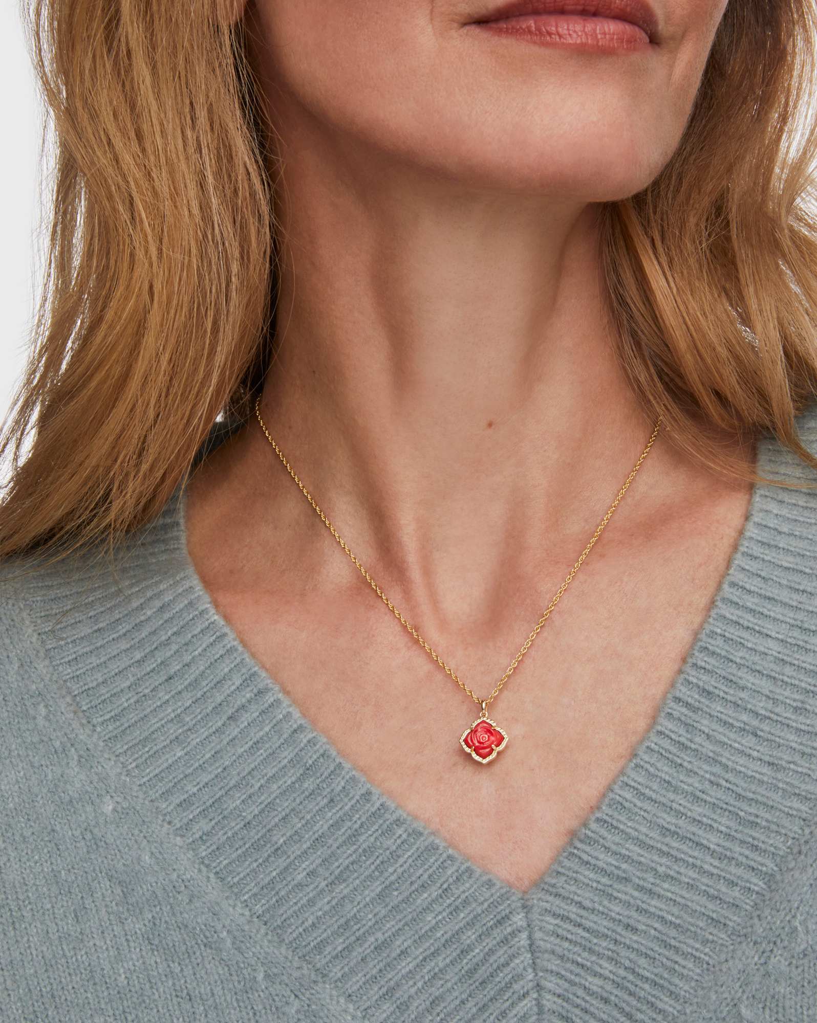 Mallory Rose Gold Multi Strand Necklace