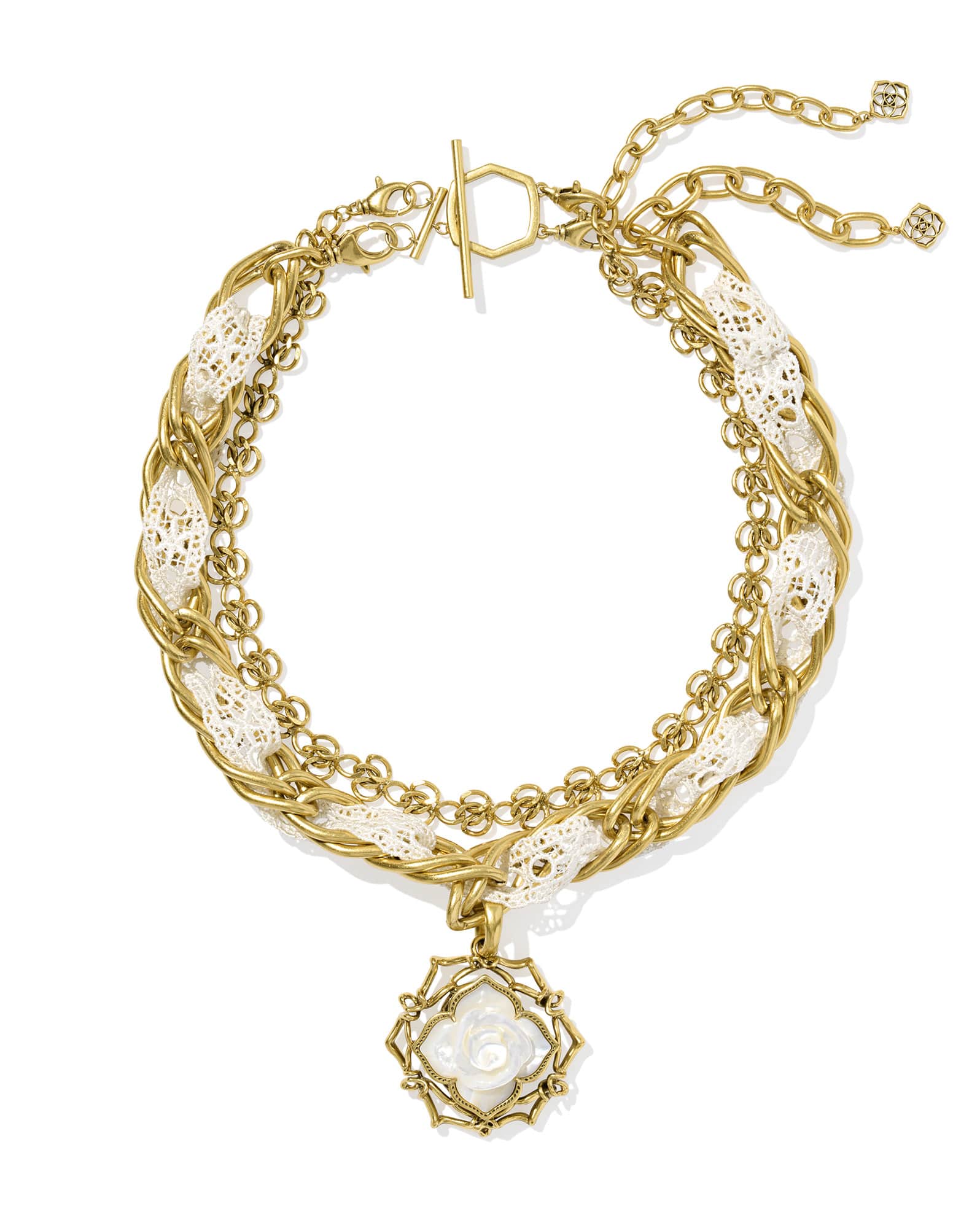 Mallory Rose Vintage Gold Statement Necklace