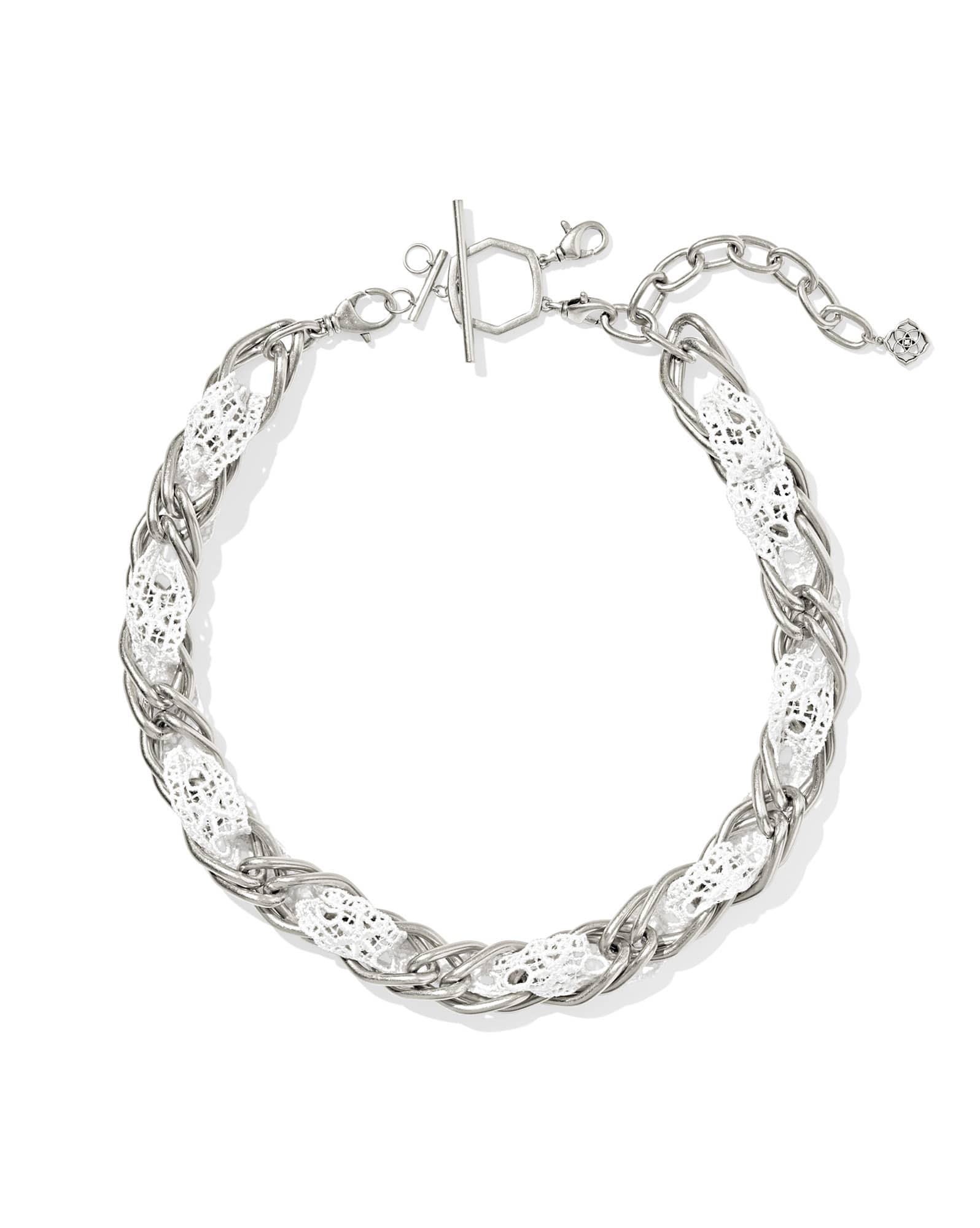 Mallory Rose Vintage Silver Statement Necklace