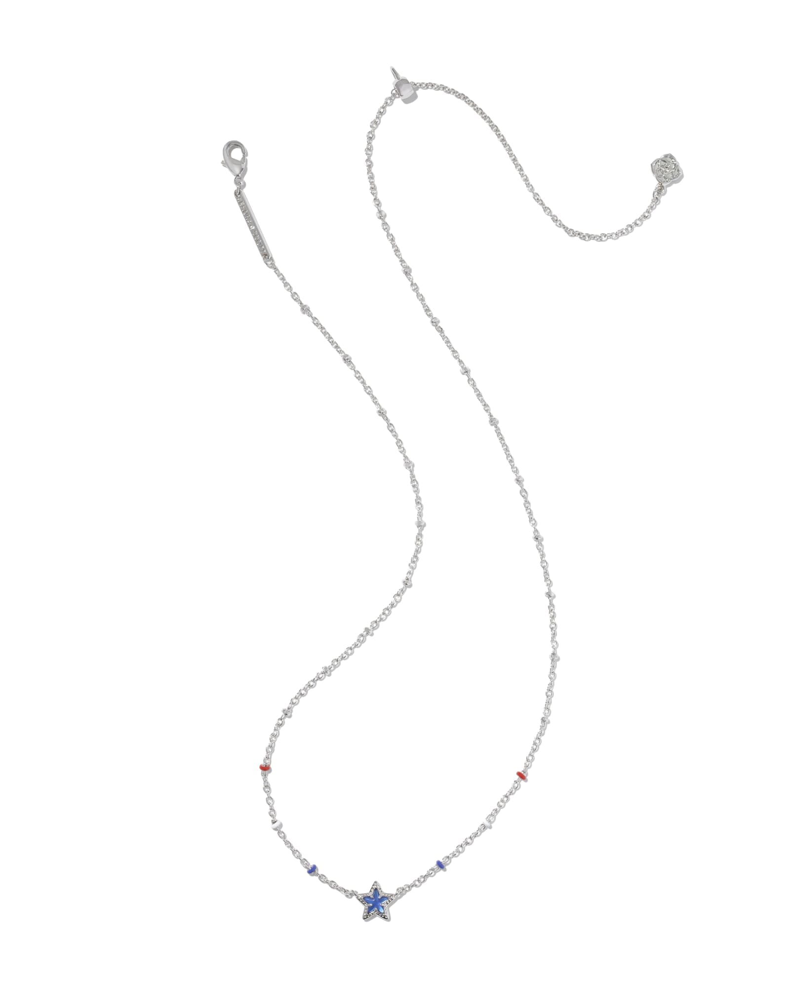 Mini Cassidy Silver Short Pendant Necklace