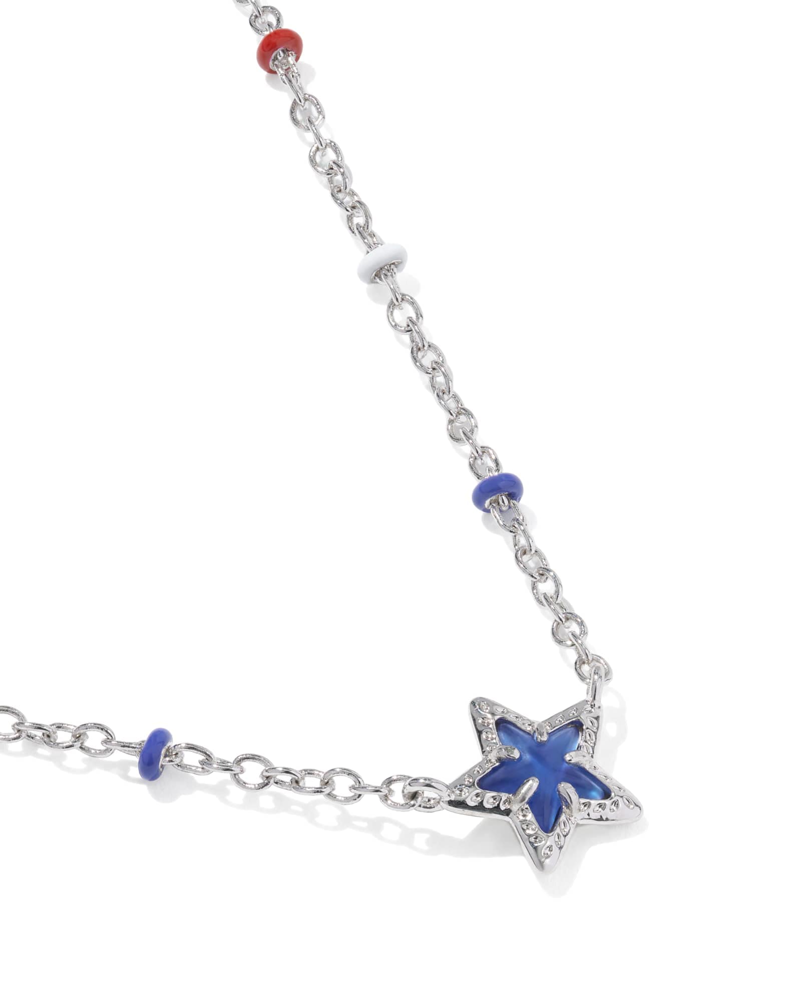 Mini Cassidy Silver Short Pendant Necklace