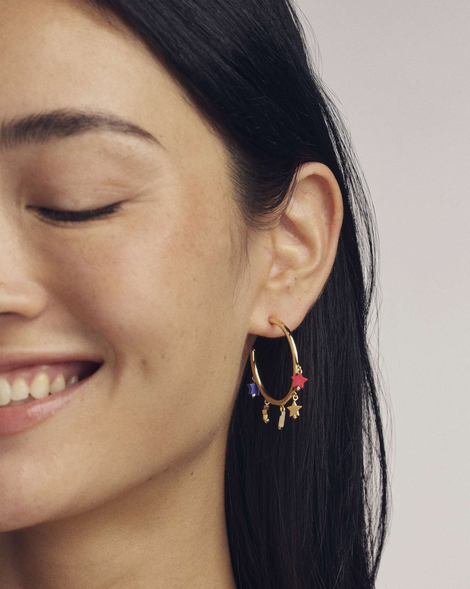 Camila Gold Hoop Earrings