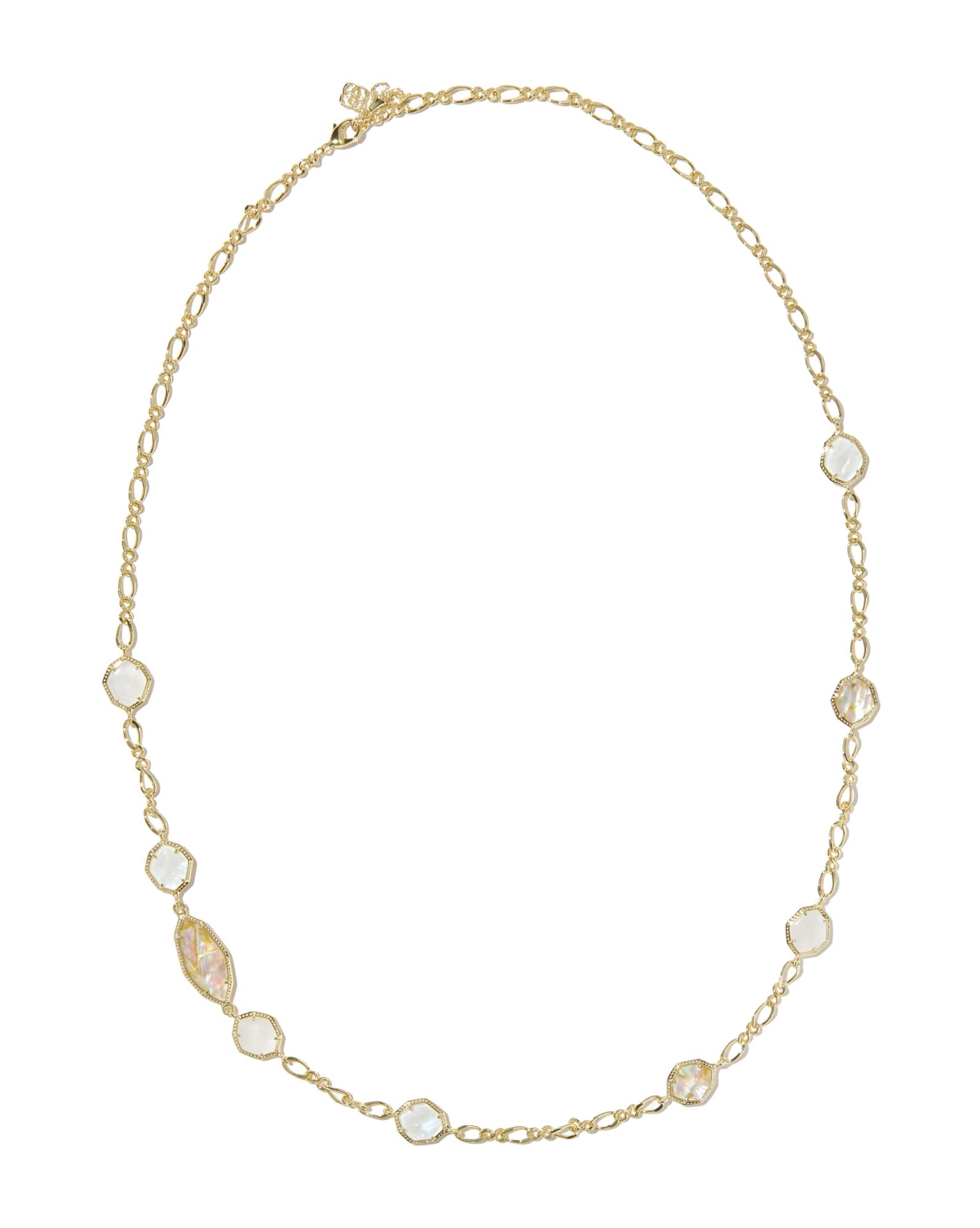 Ophelia Gold Long Strand Necklace