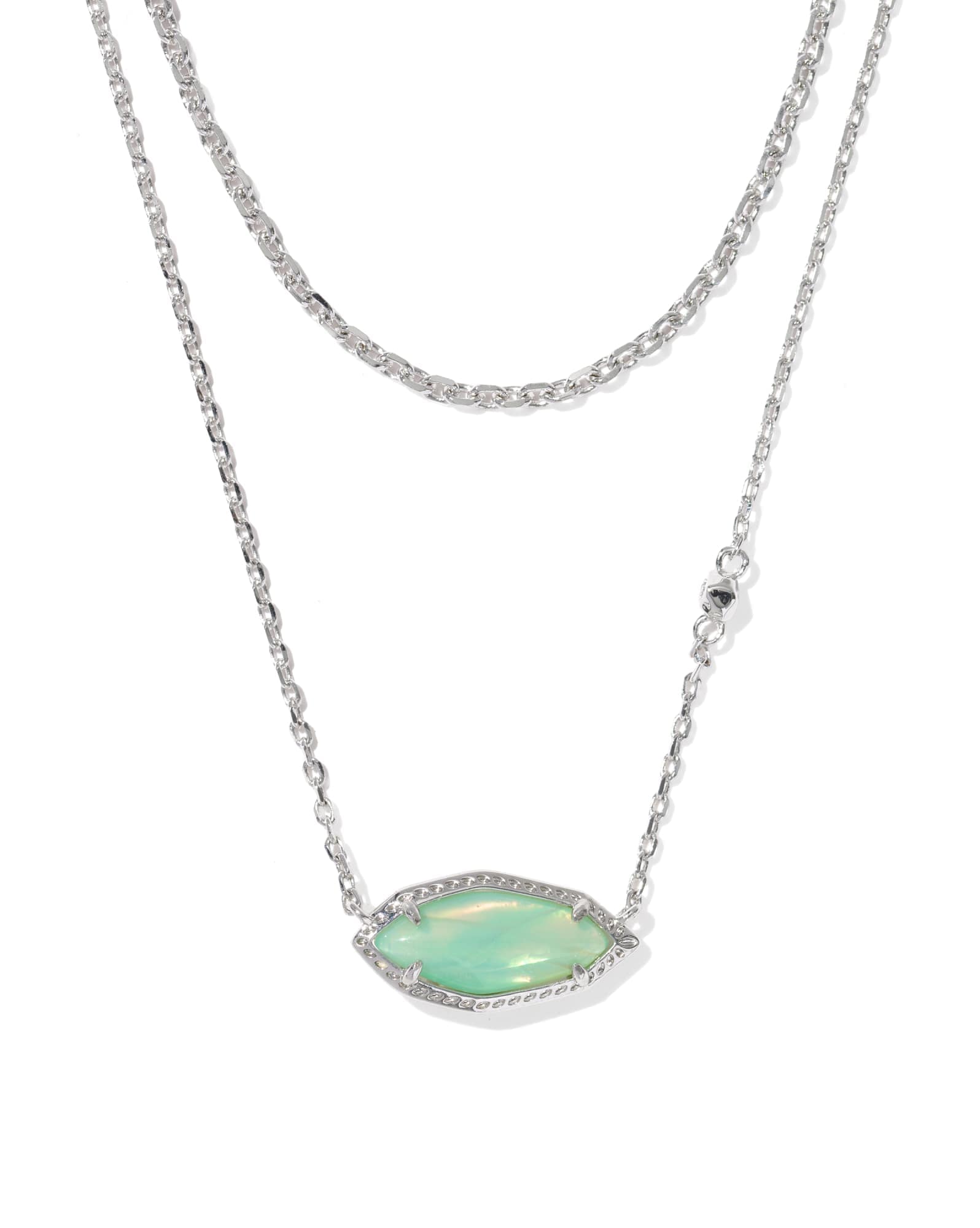 Ophelia Multi Silver Strand Necklace