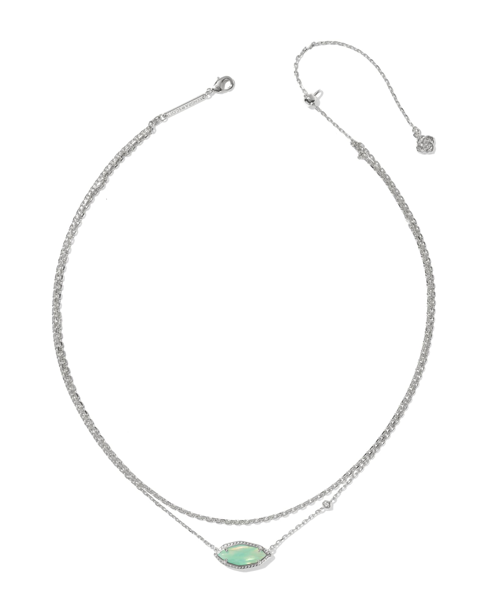 Ophelia Multi Silver Strand Necklace
