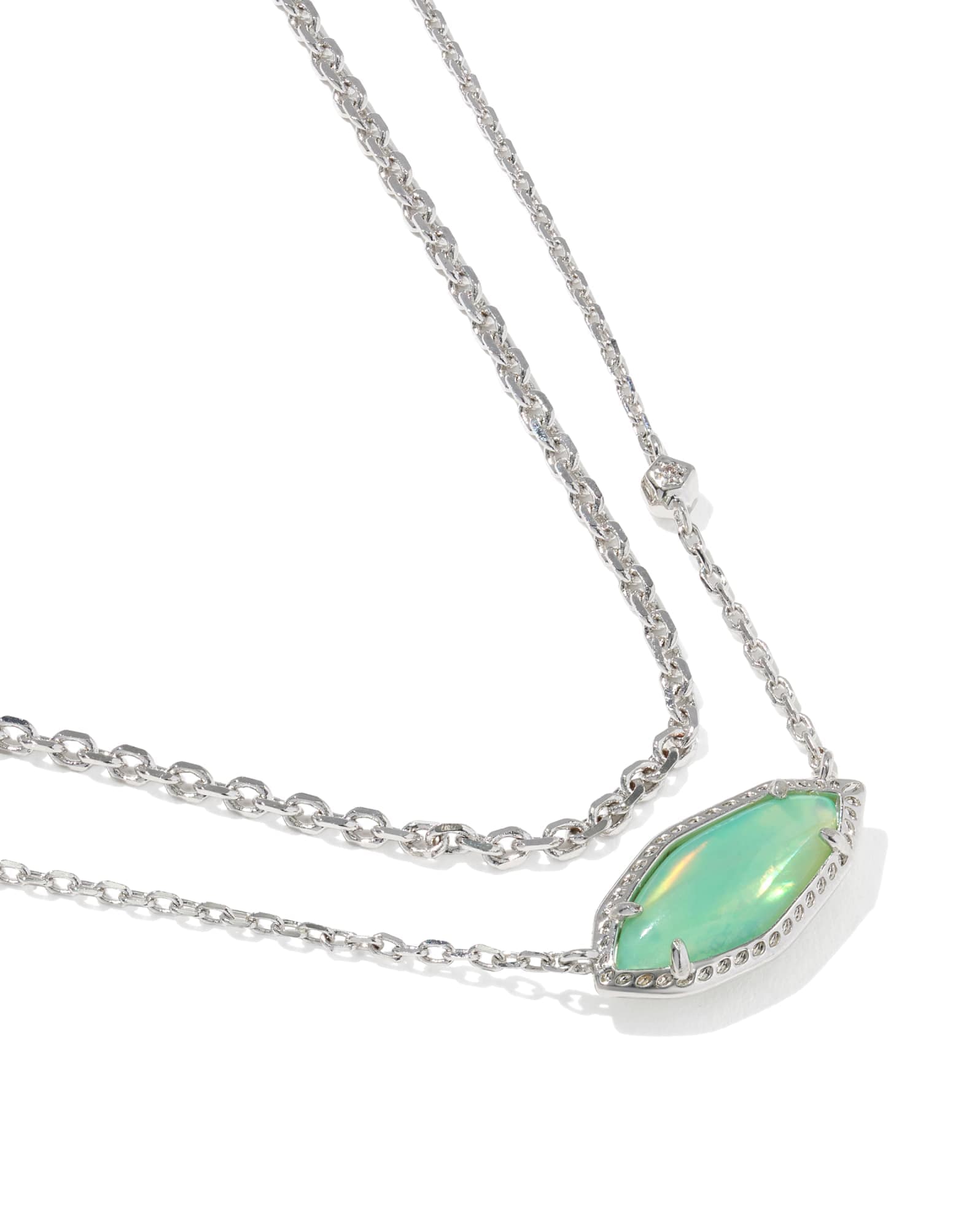 Ophelia Multi Silver Strand Necklace