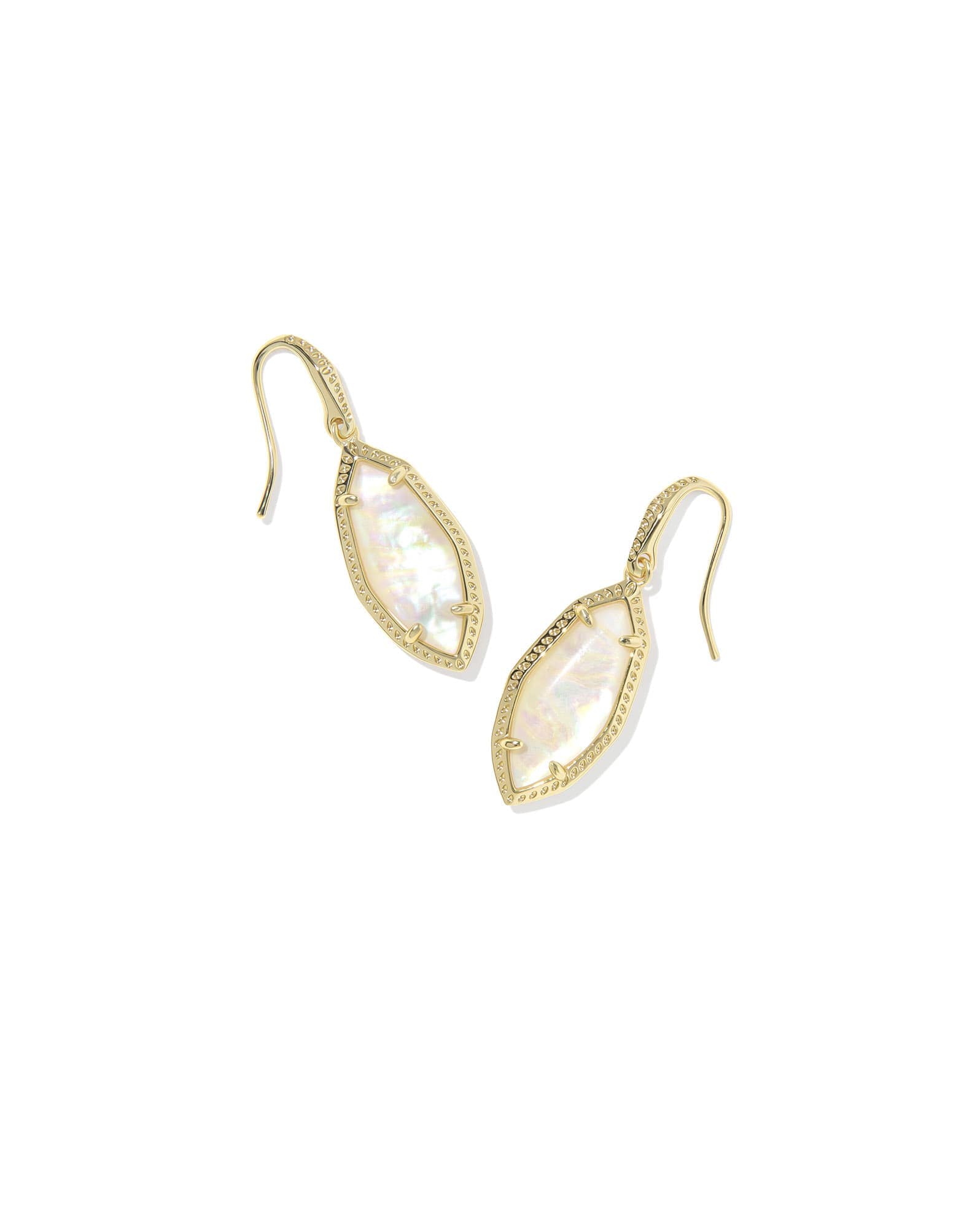 Ophelia Gold Small Drop Earrings