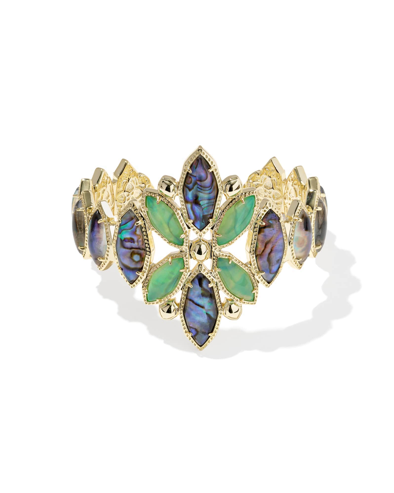 Ophelia Gold Statement Cuff Bracelet