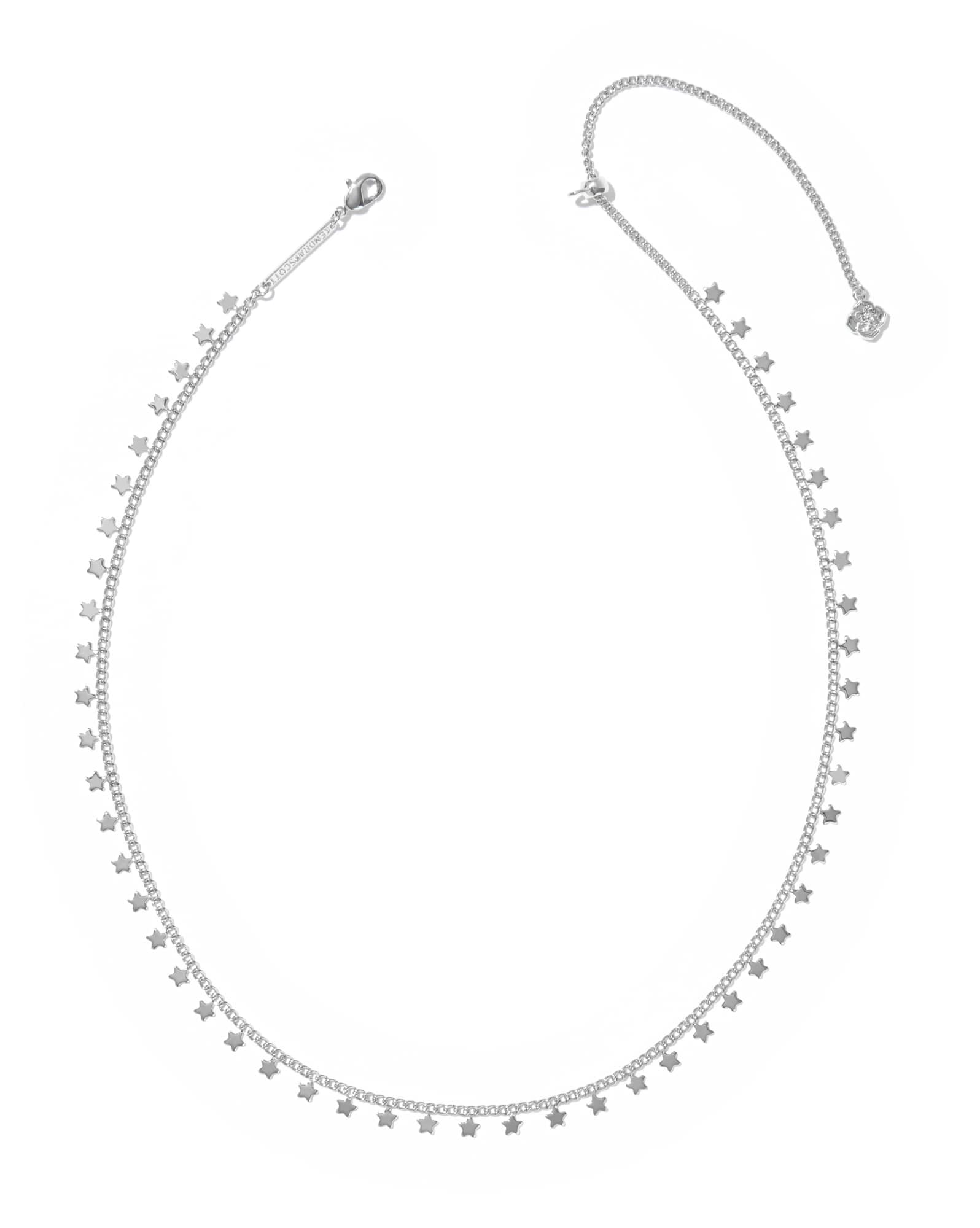 Parker Star Silver Strand Necklace