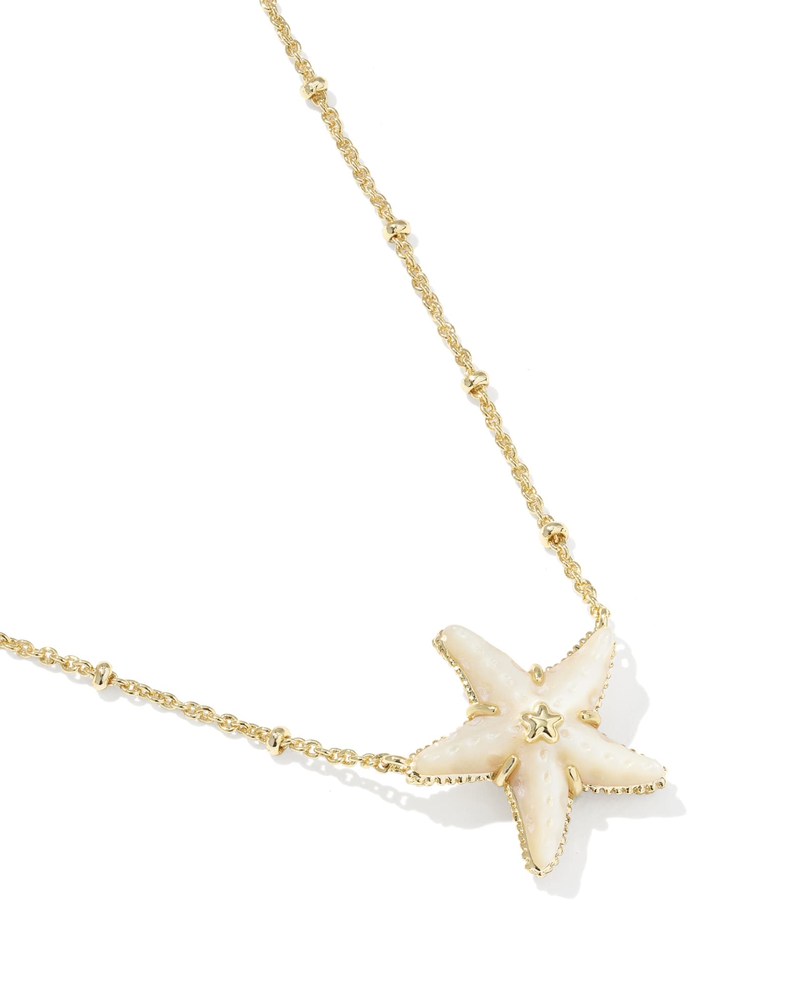 Parker Starfish Gold Short Pendant Necklace