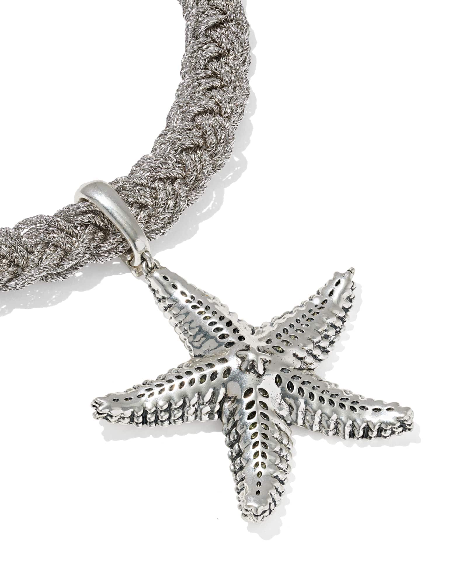Parker Starfish Silver Statement Necklace