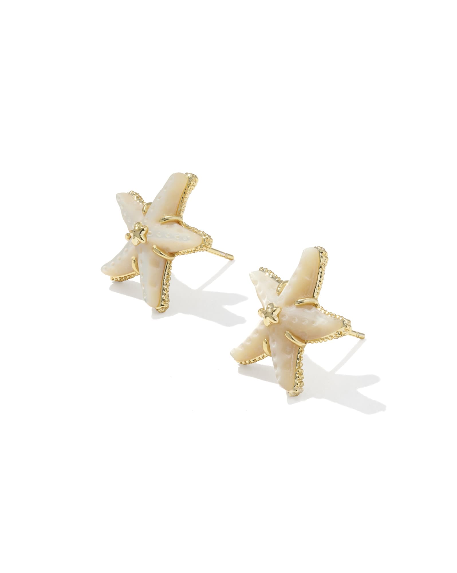 Parker Starfish Gold Stud Earrings