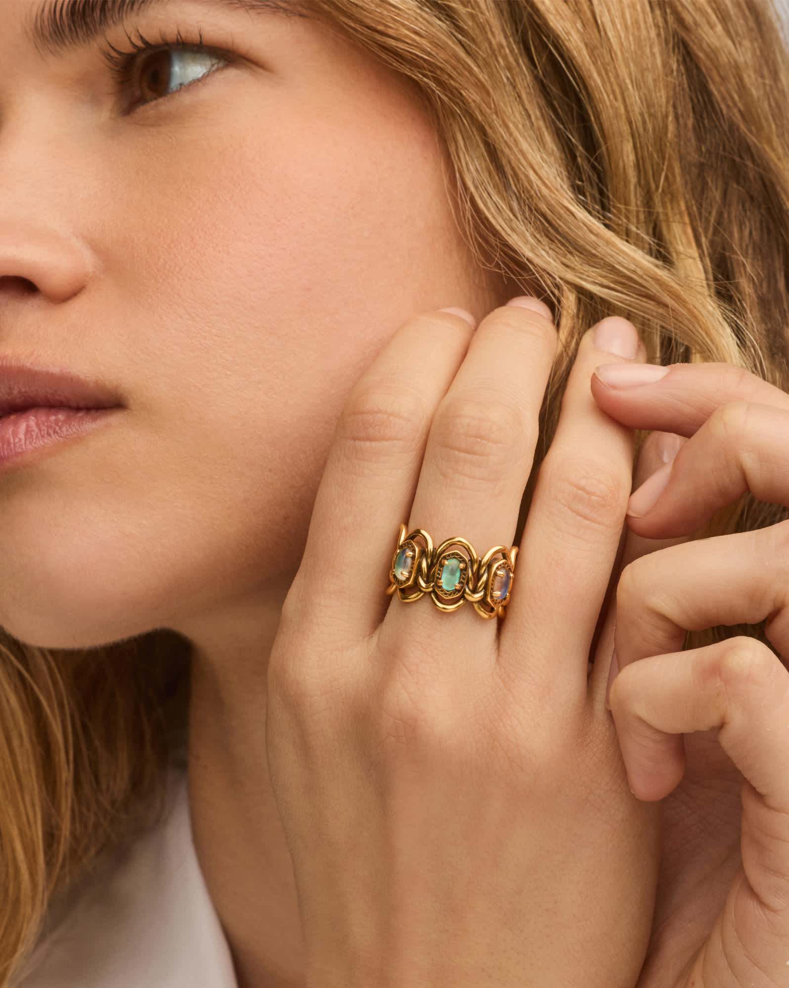Joan Vintage Gold Band Ring