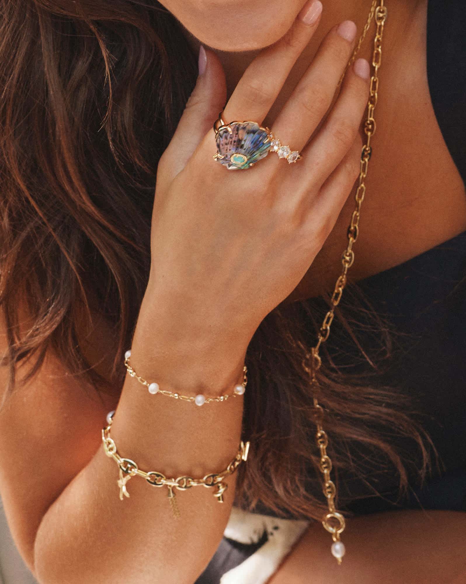 Parker Charm Gold Bracelet