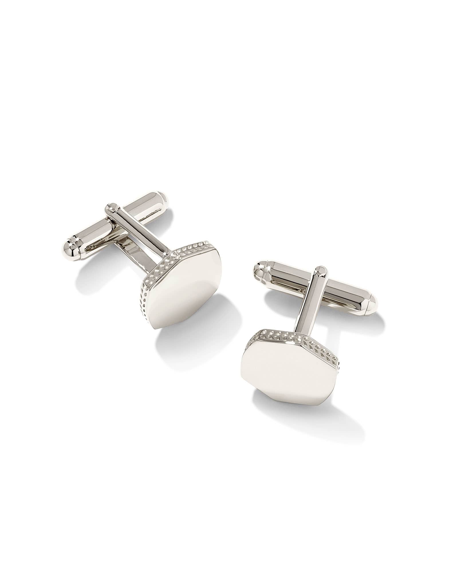 Davis Cuff Links in Sterling Silver