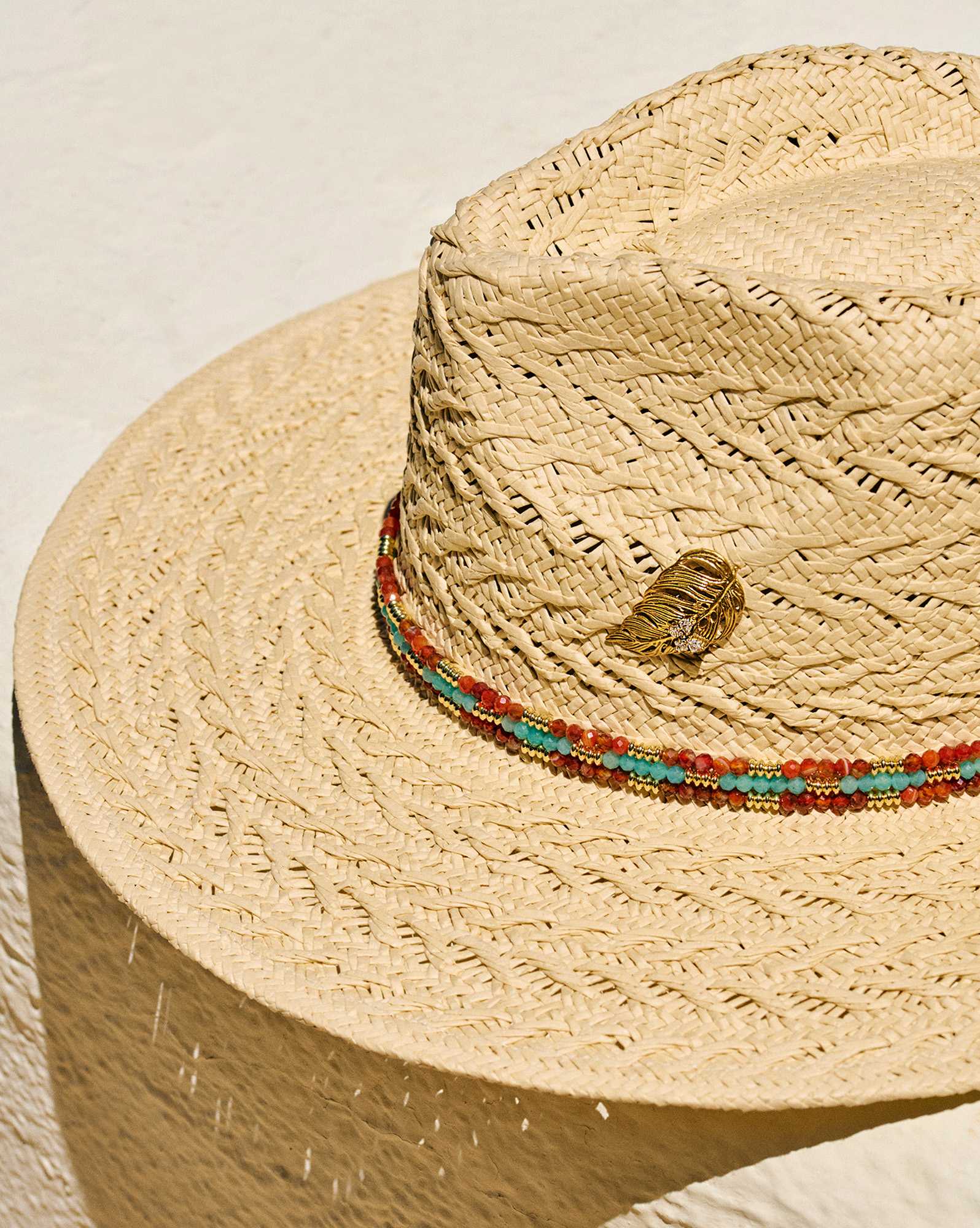Sylvia Gold Strand Hat Band