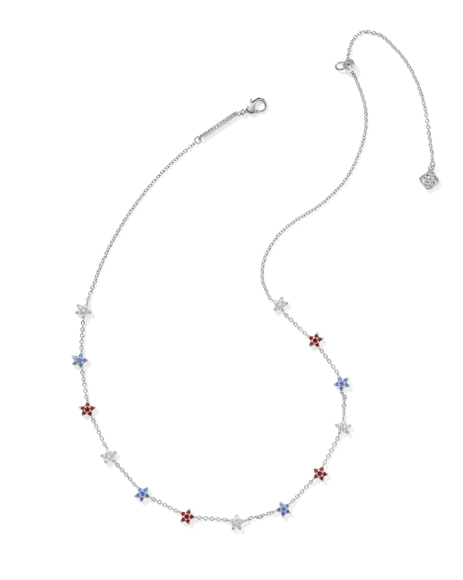 Sierra Star Silver Crystal Strand Necklace