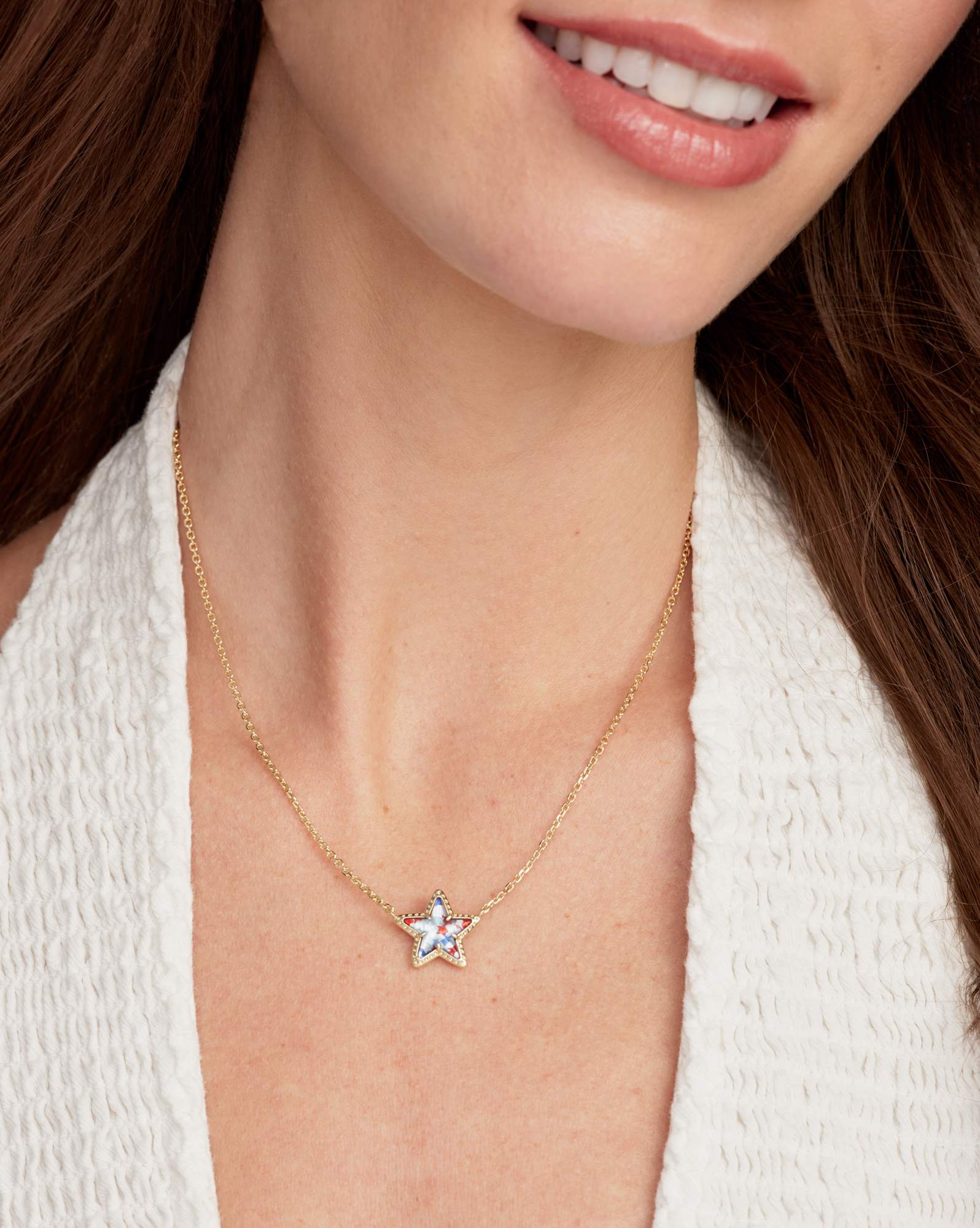 Cassidy Gold Short Pendant Necklace