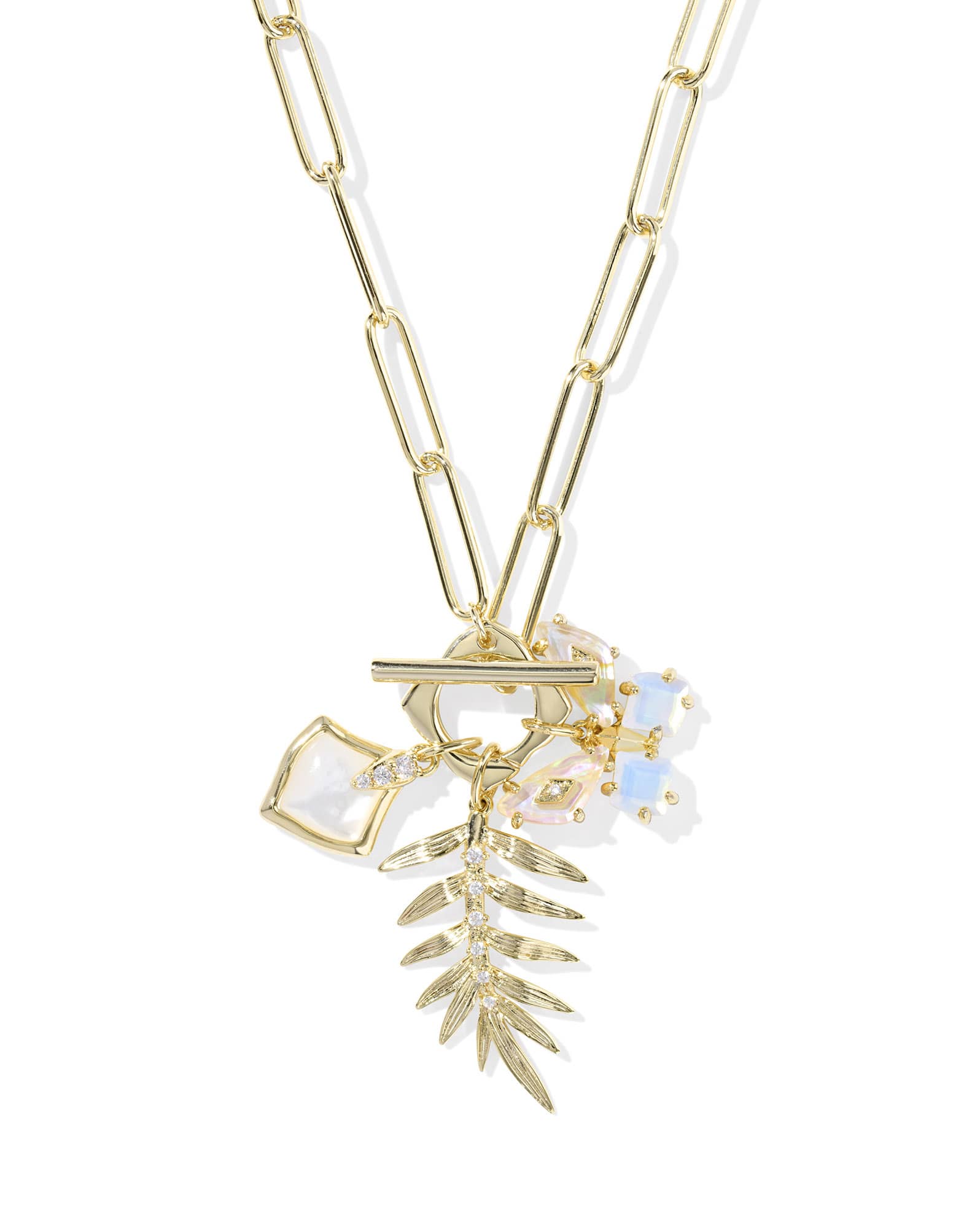Bianca Butterfly Gold Charm Necklace