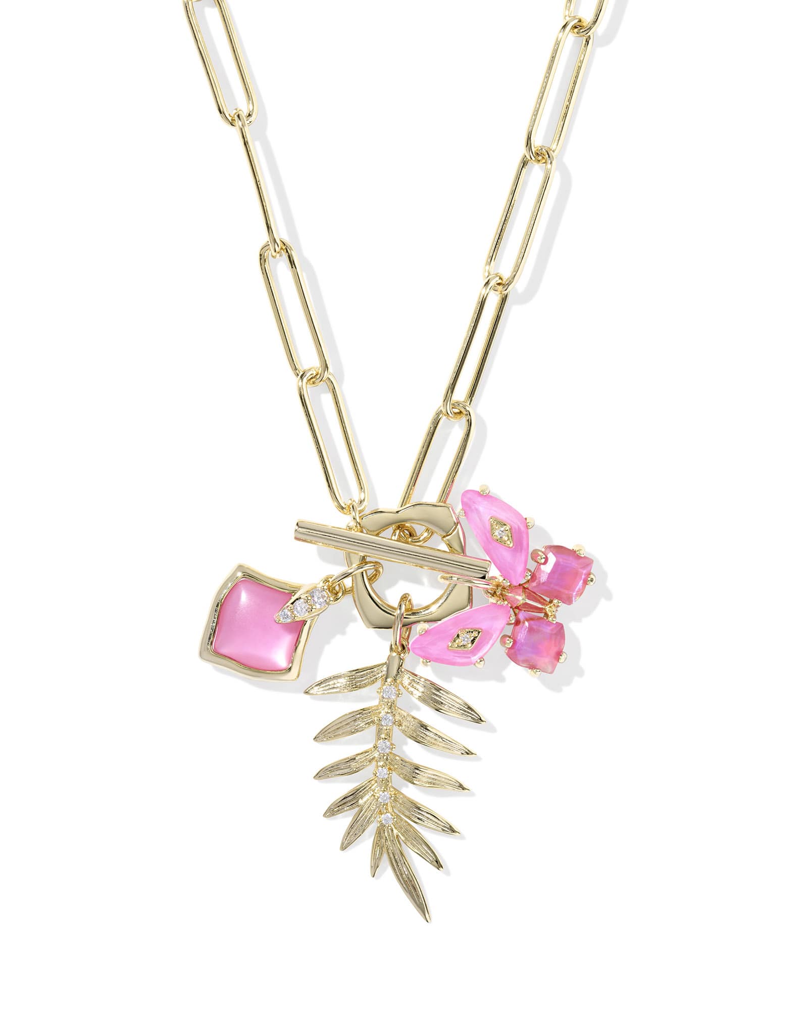 Bianca Butterfly Gold Charm Necklace