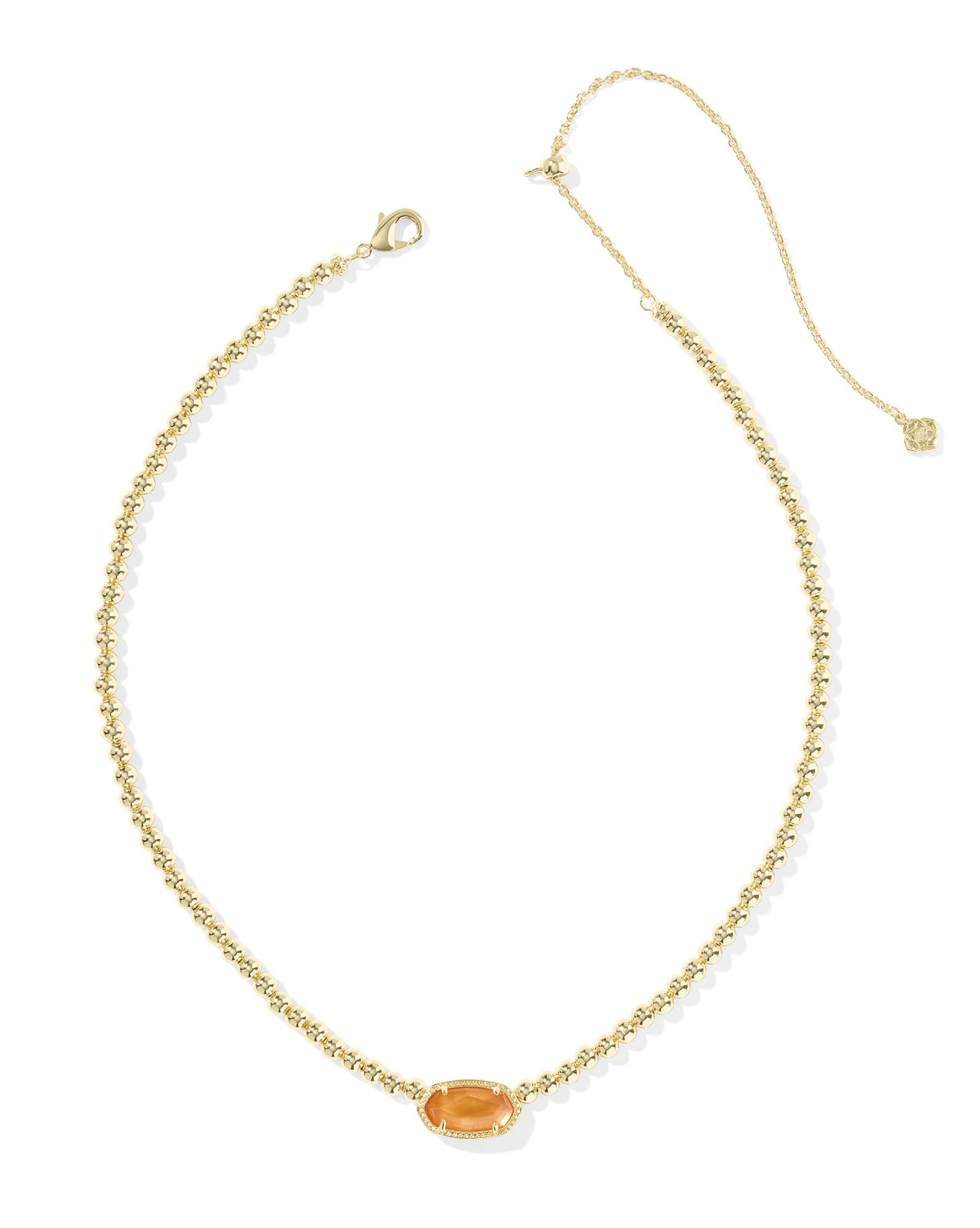 Elisa Gold Beaded Necklace