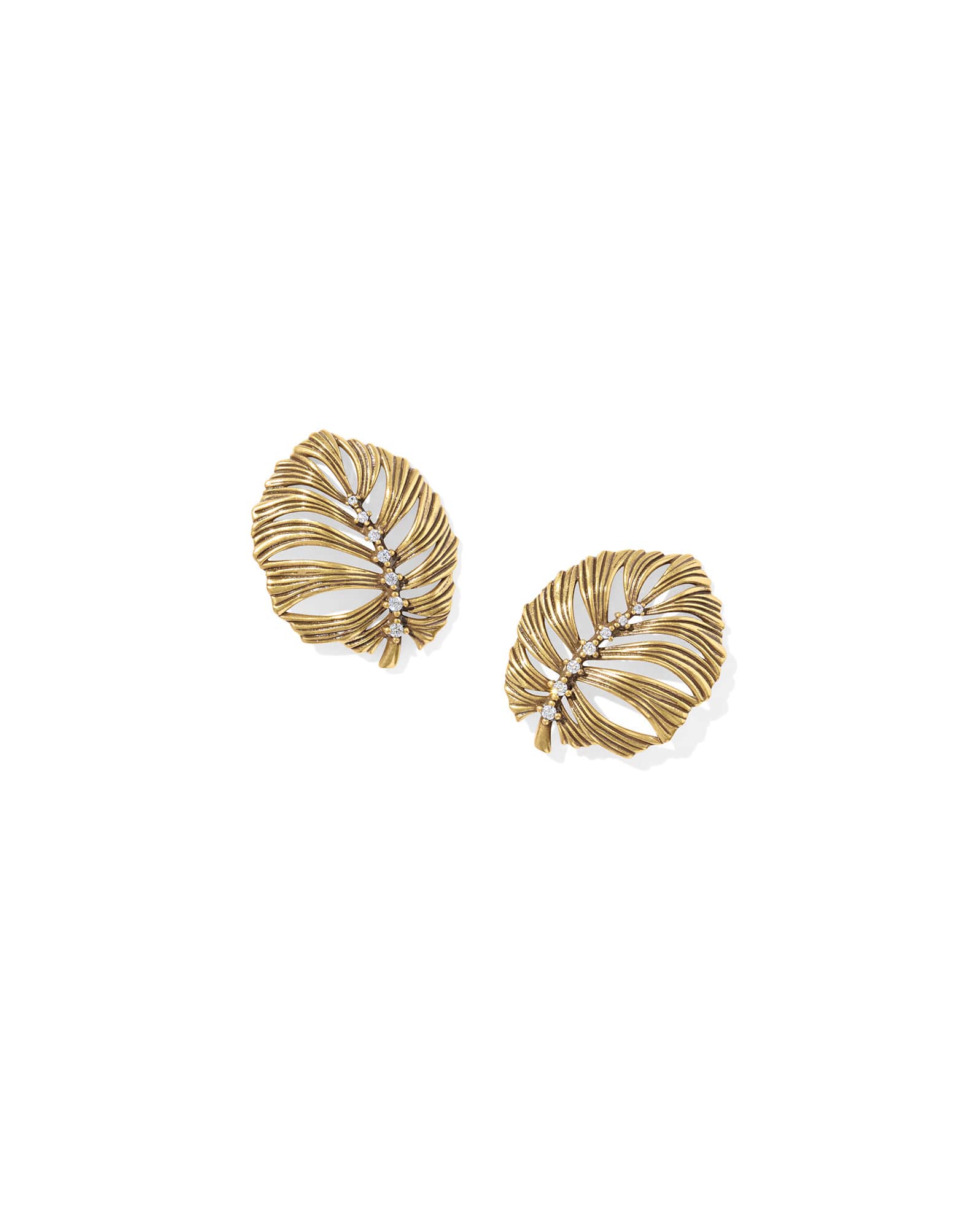 Kayla Vintage Gold Convertible Statement Earrings