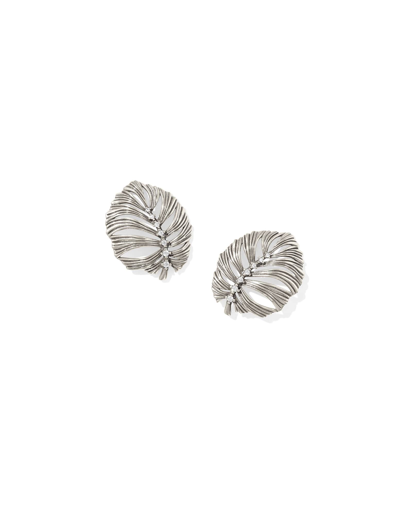 Kayla Vintage Silver Convertible Statement Earrings