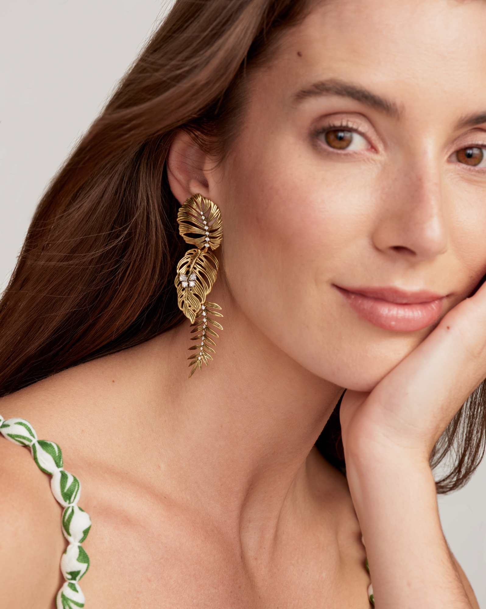 Kayla Vintage Gold Convertible Statement Earrings