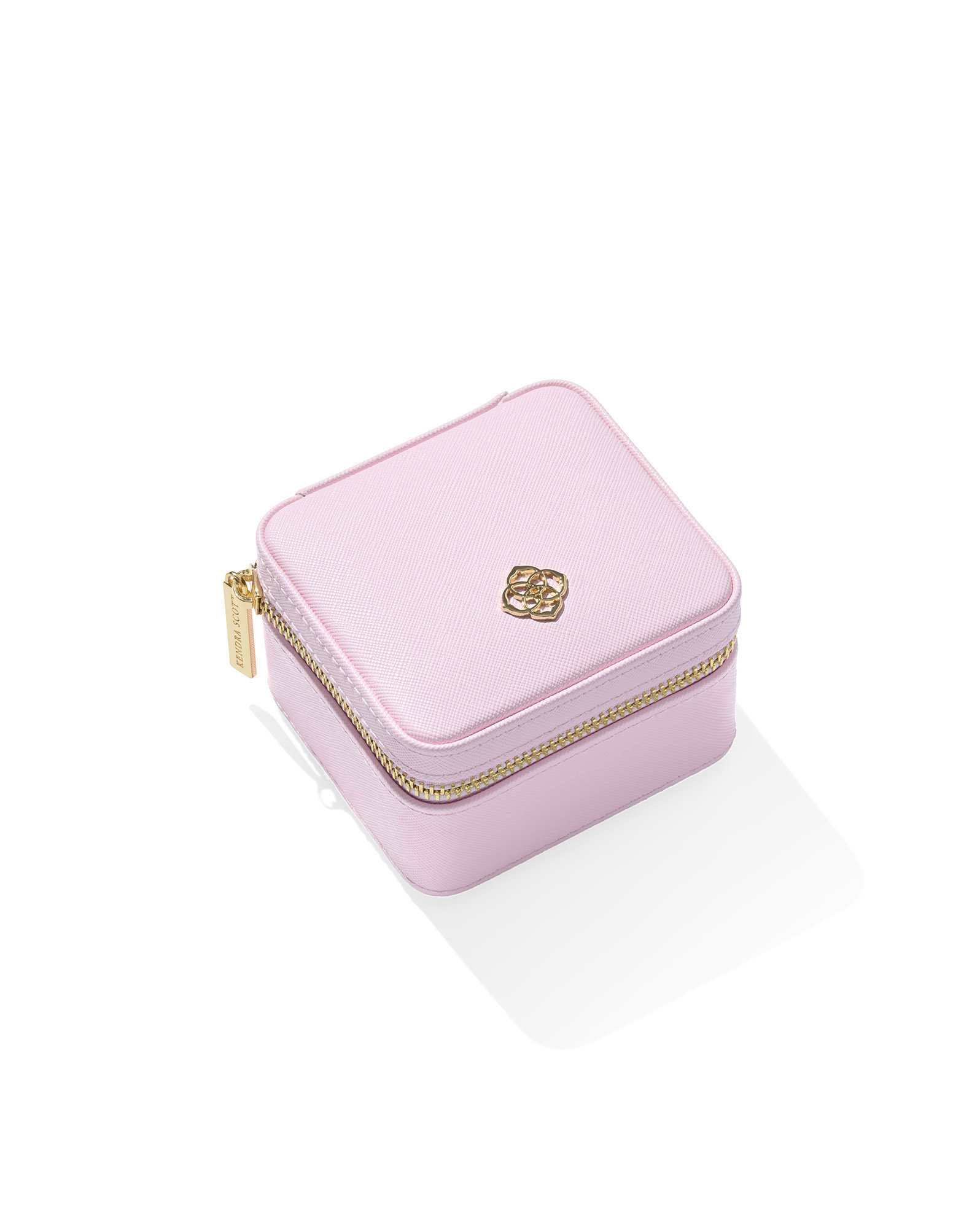 Small Travel Jewelry Case in Pink