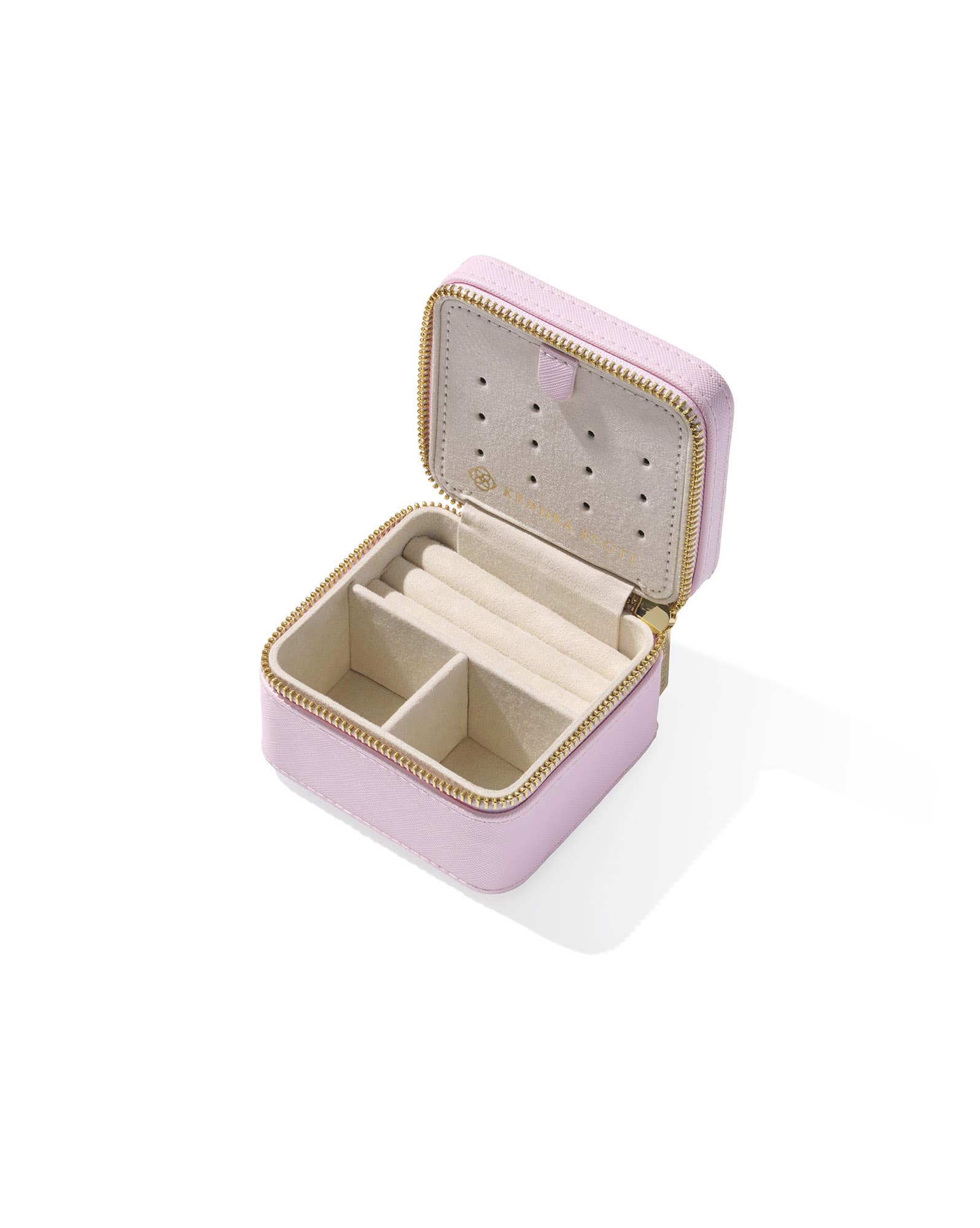 Small Travel Jewelry Case in Pink