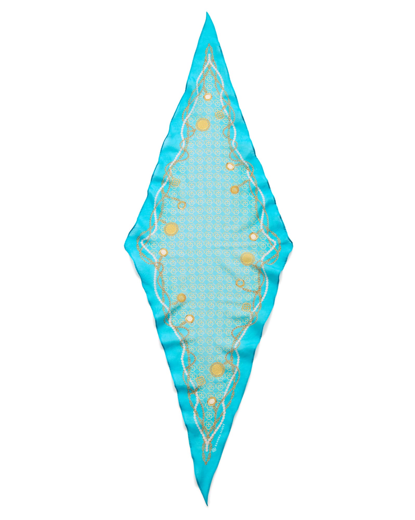Lily Diamond Scarf in Blue
