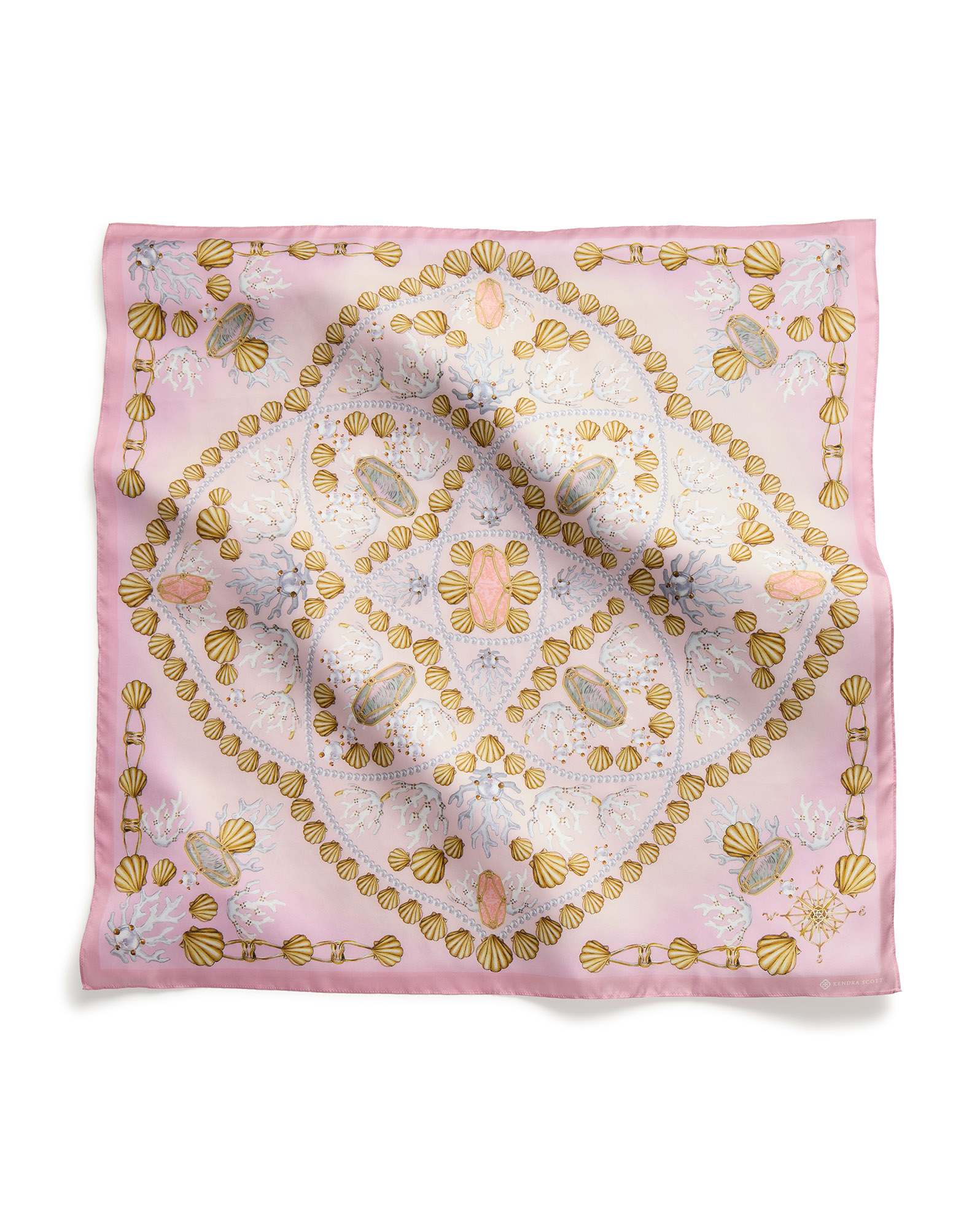 Shea Silk Square in Pink