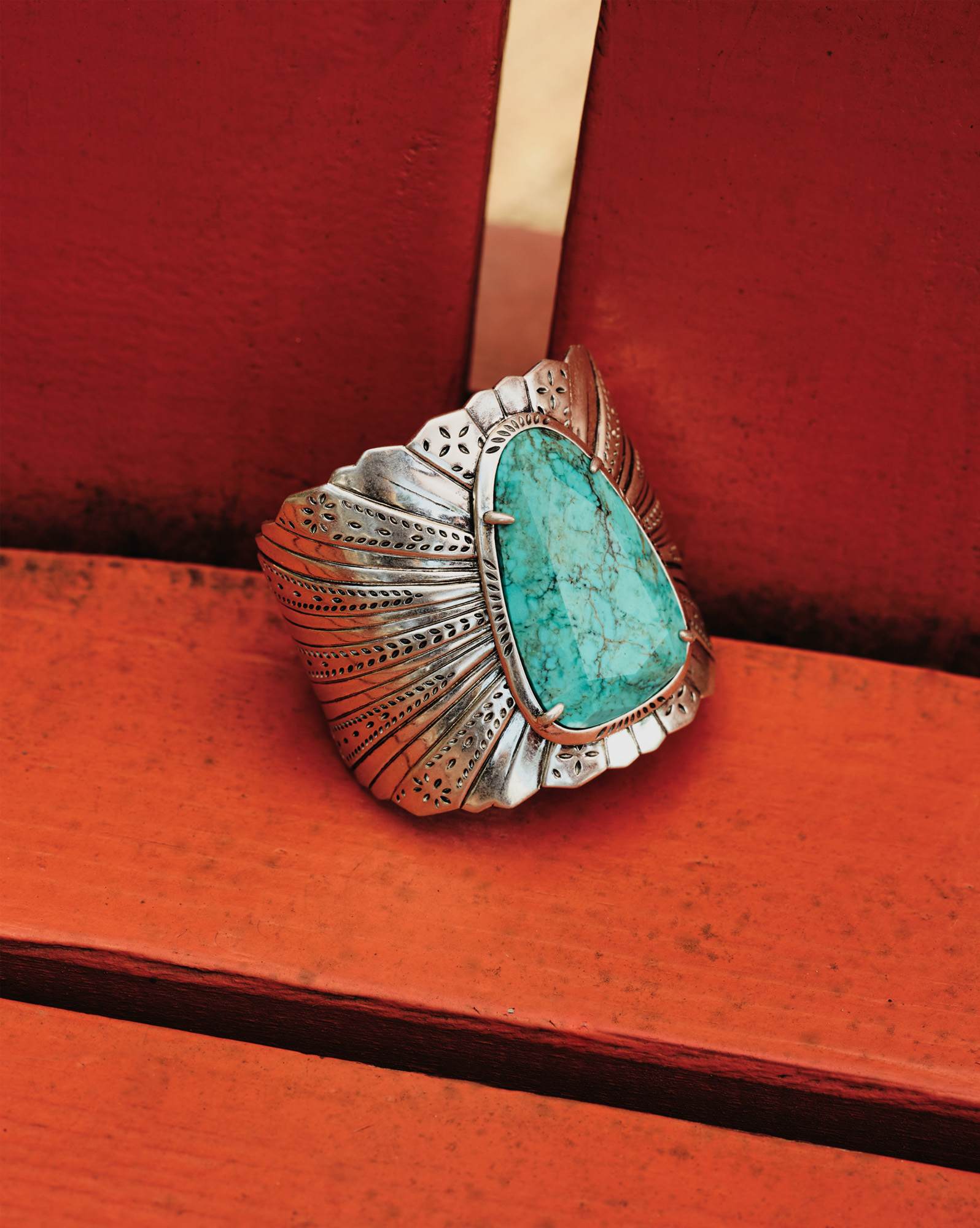 Starla Vintage Silver Cuff Bracelet