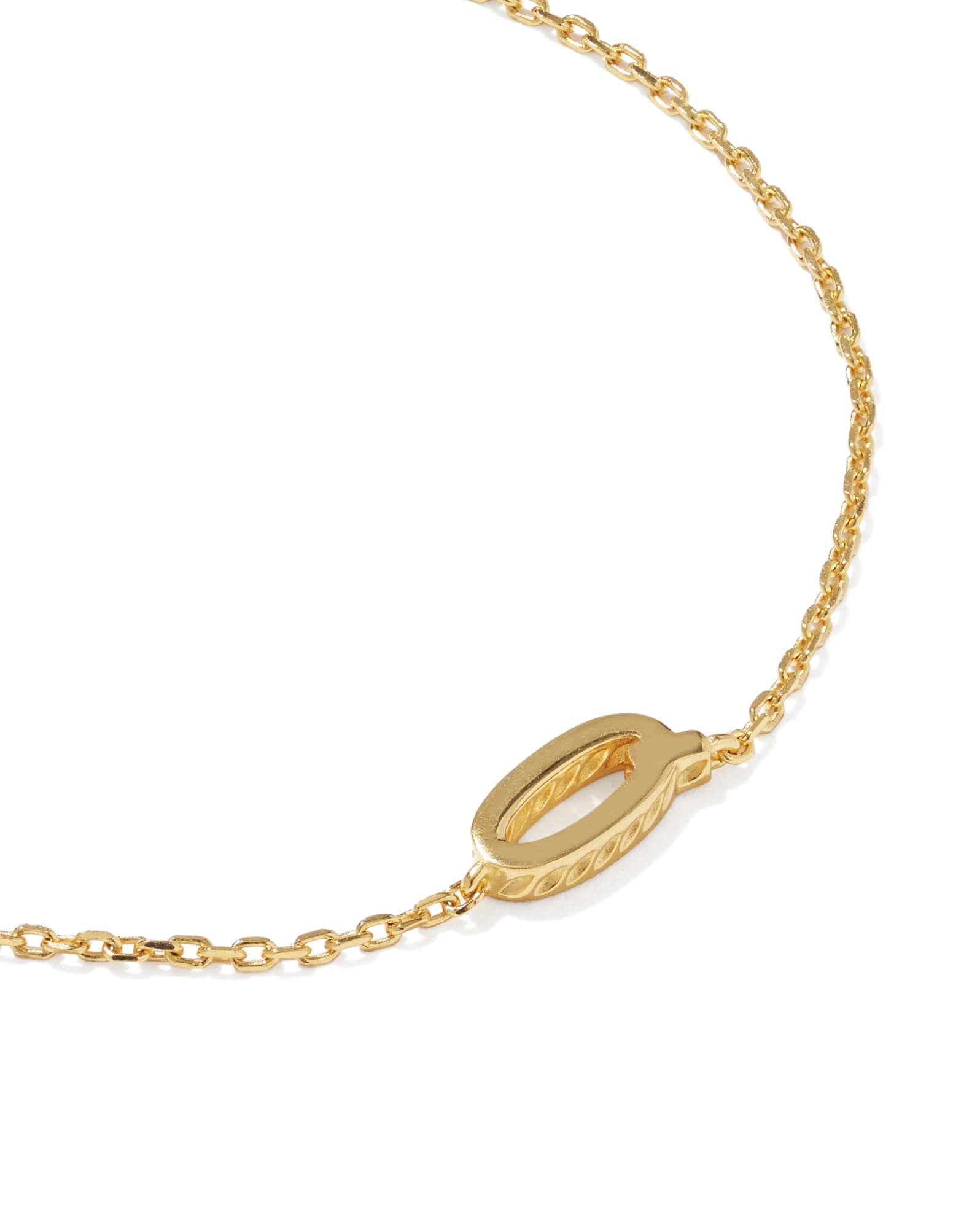 Letter Q 18k Gold Vermeil Initial Bracelet