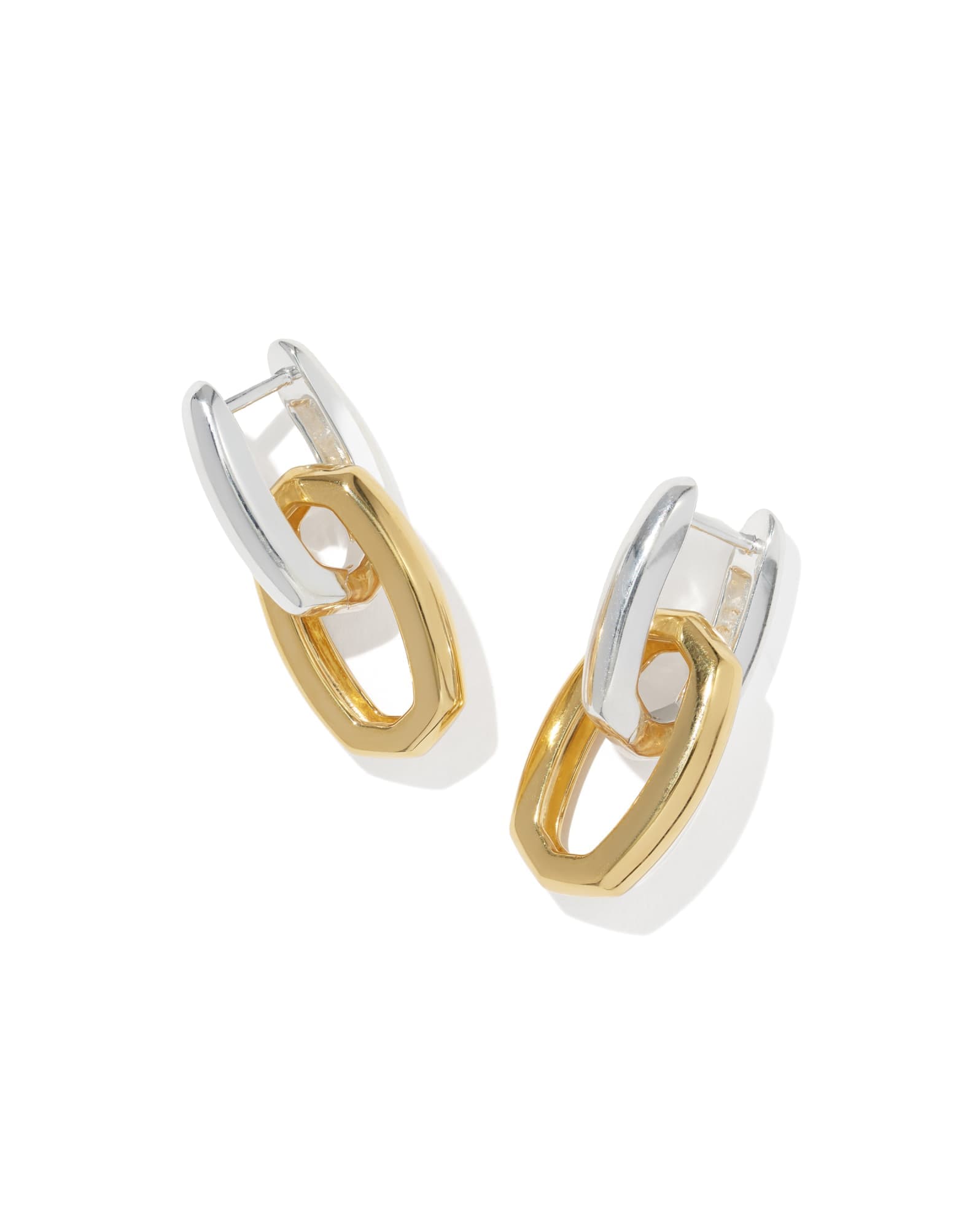 Ryleigh Mixed Metal Wide Convertible Earrings