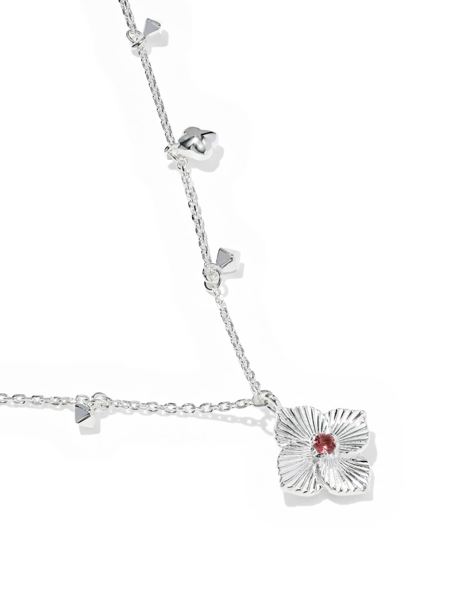 Dira Sunray Sterling Silver Short Pendant Necklace