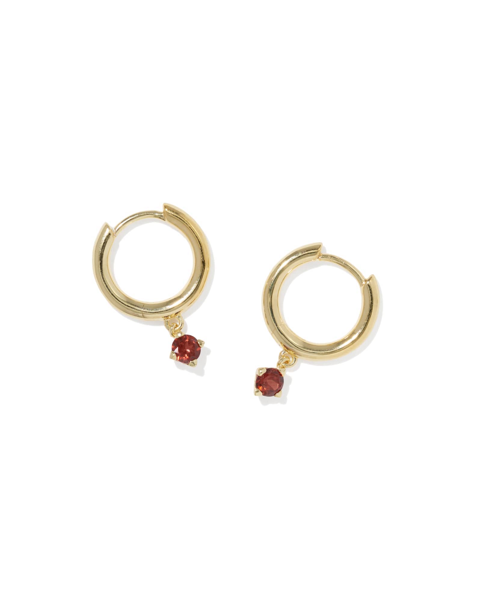 Maisie 18k Gold Vermeil January Huggie Earrings