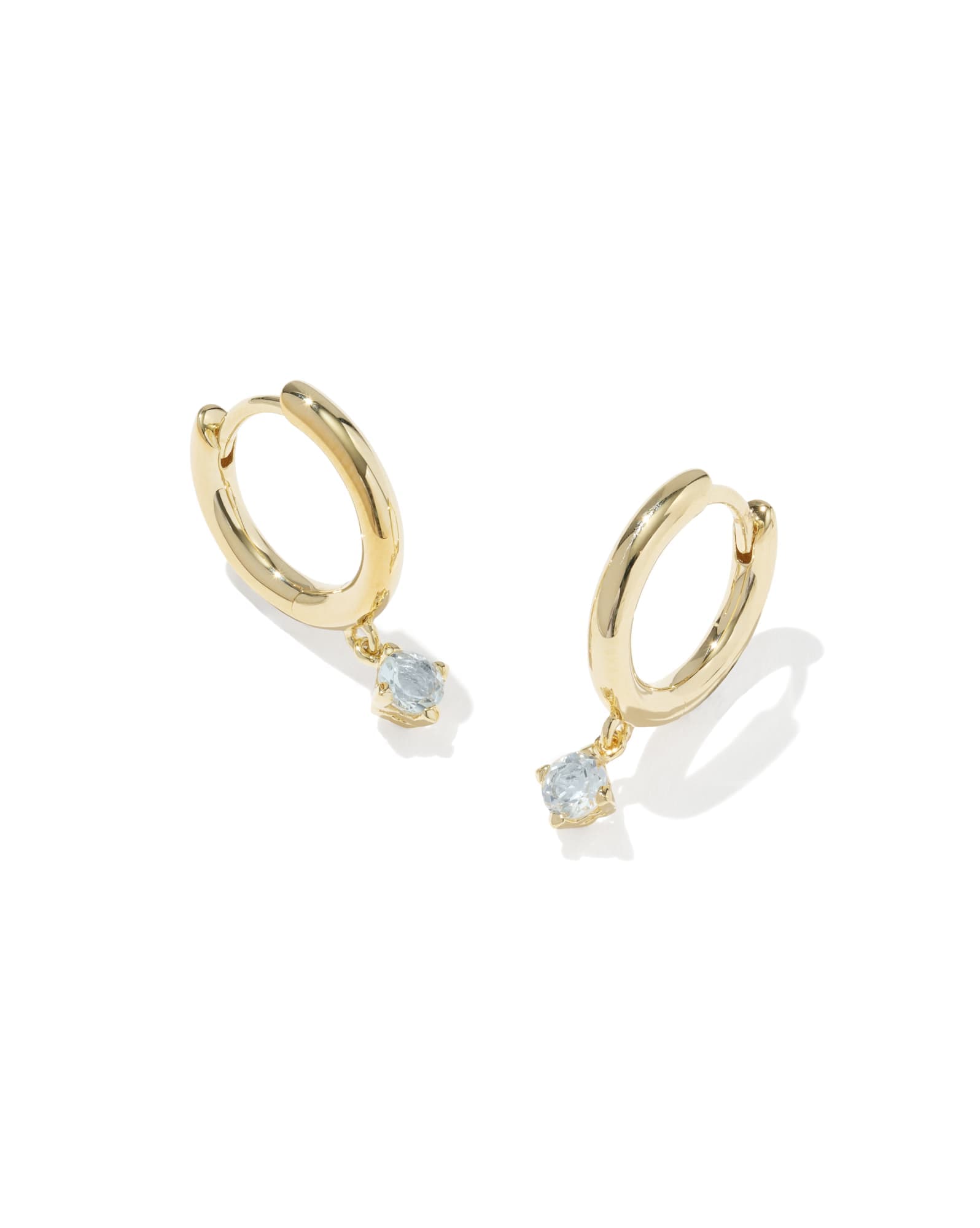 Maisie 18k Gold Vermeil March Huggie Earrings
