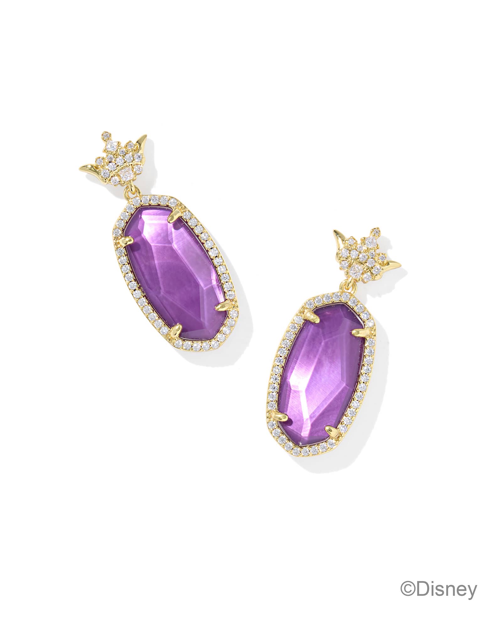 Disney | Kendra Scott Dana Princess Gold Drop Earrings