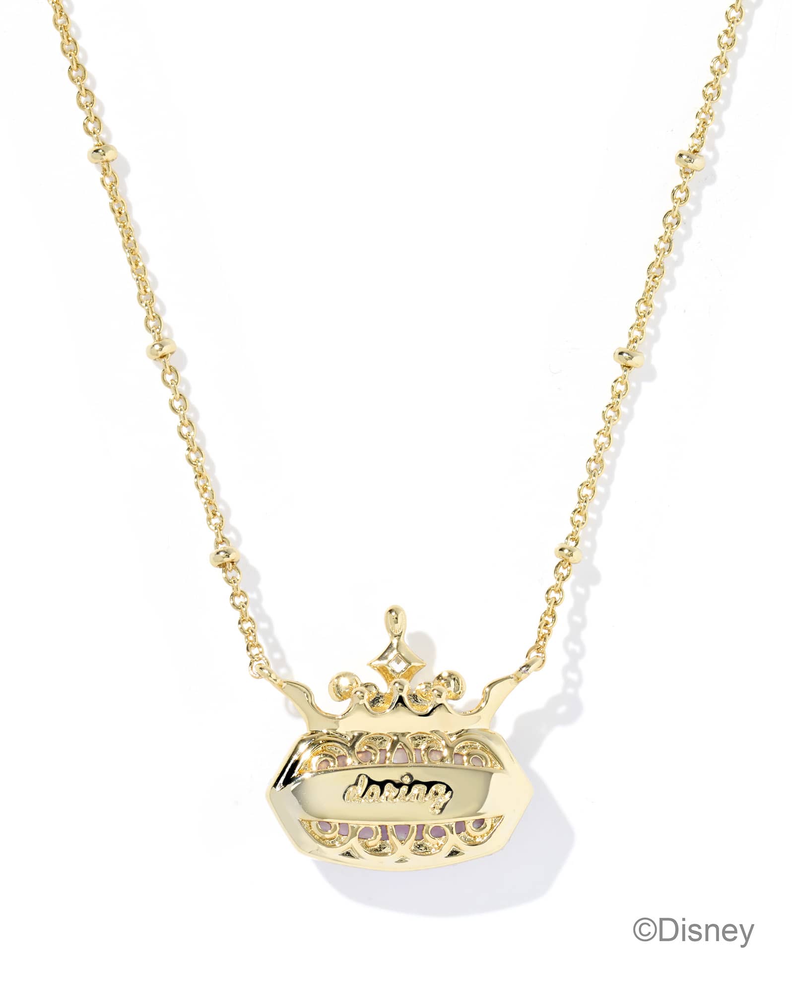 Disney | Kendra Scott Elisa Princess Gold Short Pendant Necklace