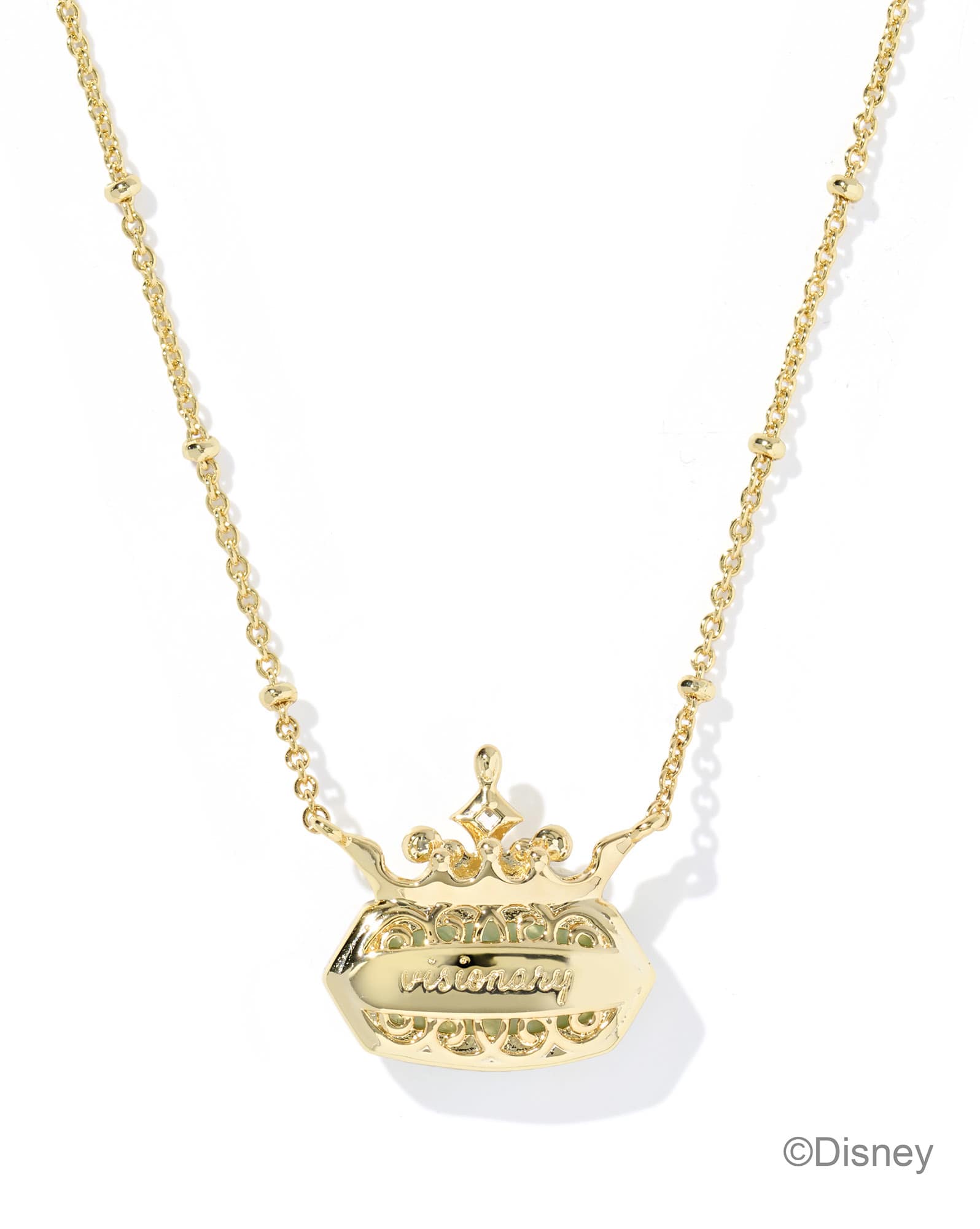 Disney | Kendra Scott Elisa Princess Gold Short Pendant Necklace