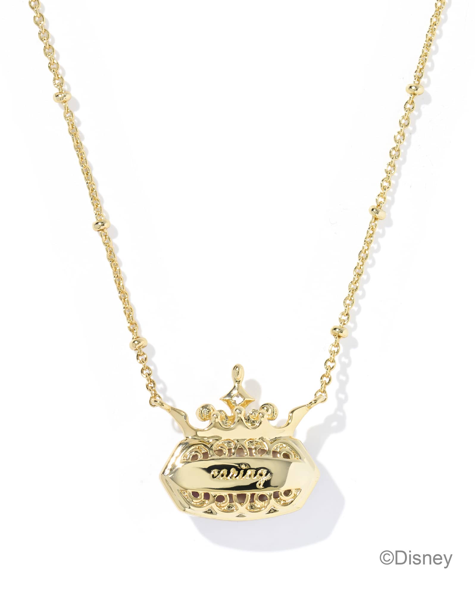 Disney | Kendra Scott Elisa Princess Gold Short Pendant Necklace