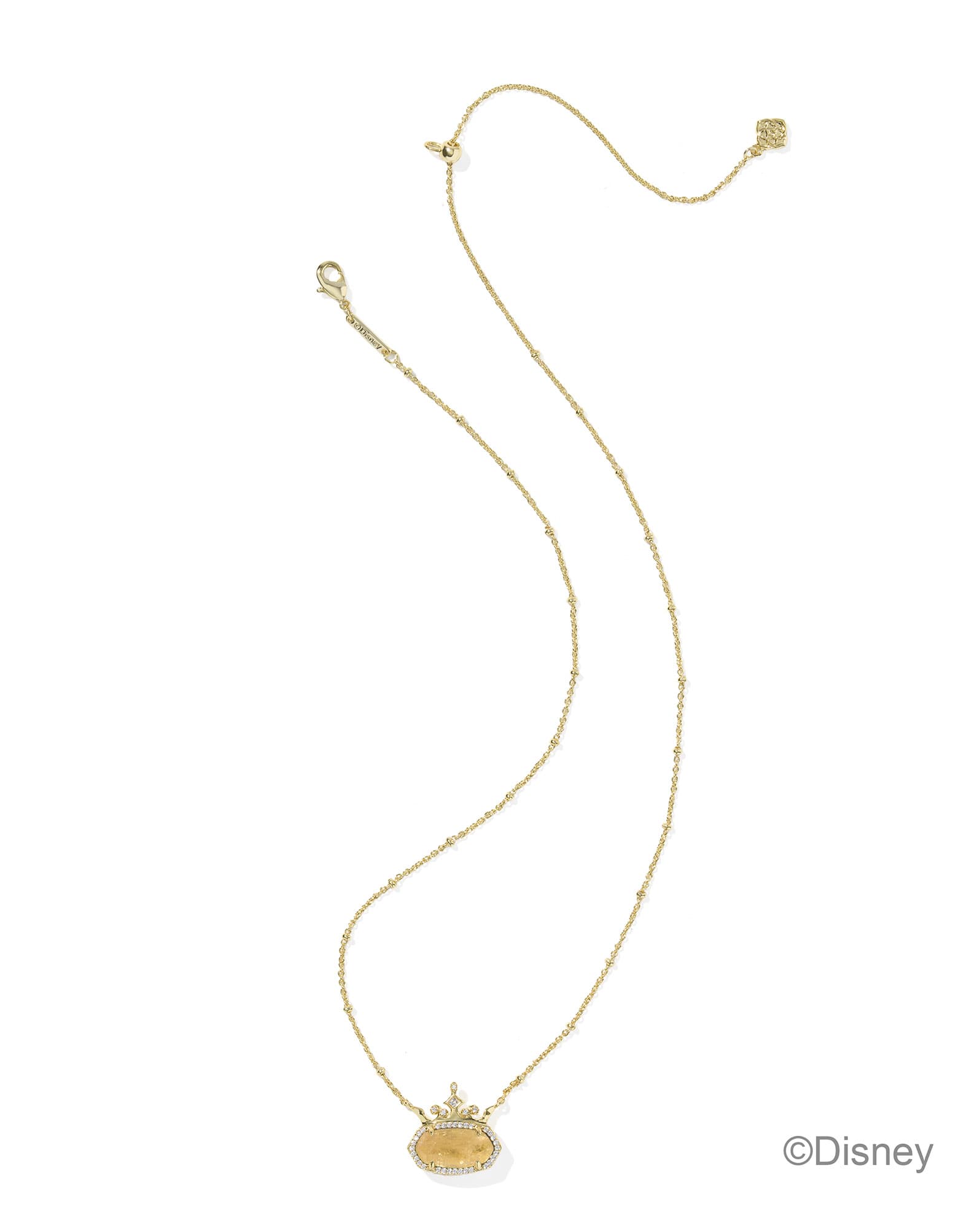 Disney | Kendra Scott Elisa Princess Gold Short Pendant Necklace